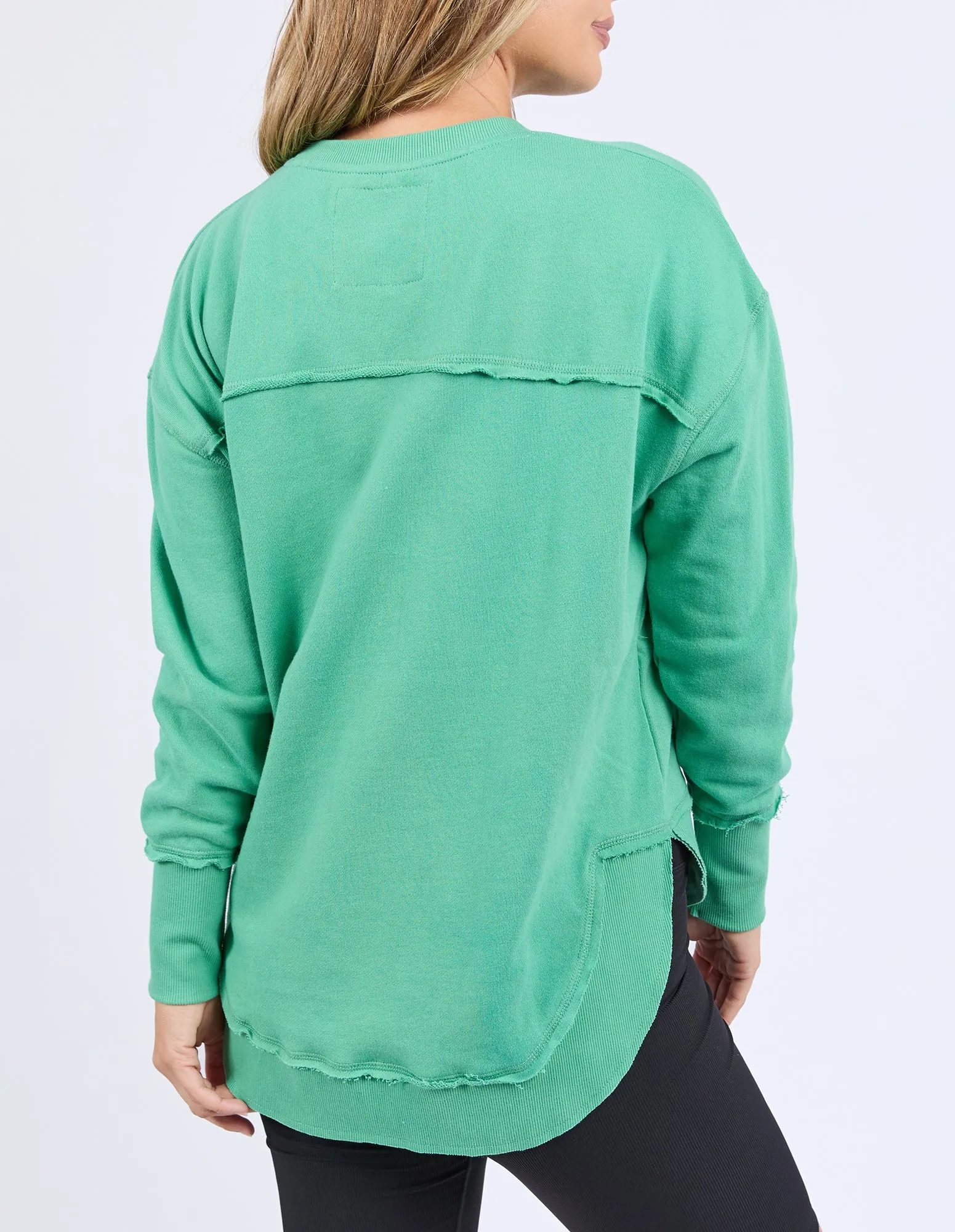 Simplified Tonal Crew Green sold by Foxwood Clothing product image thumbnail 3