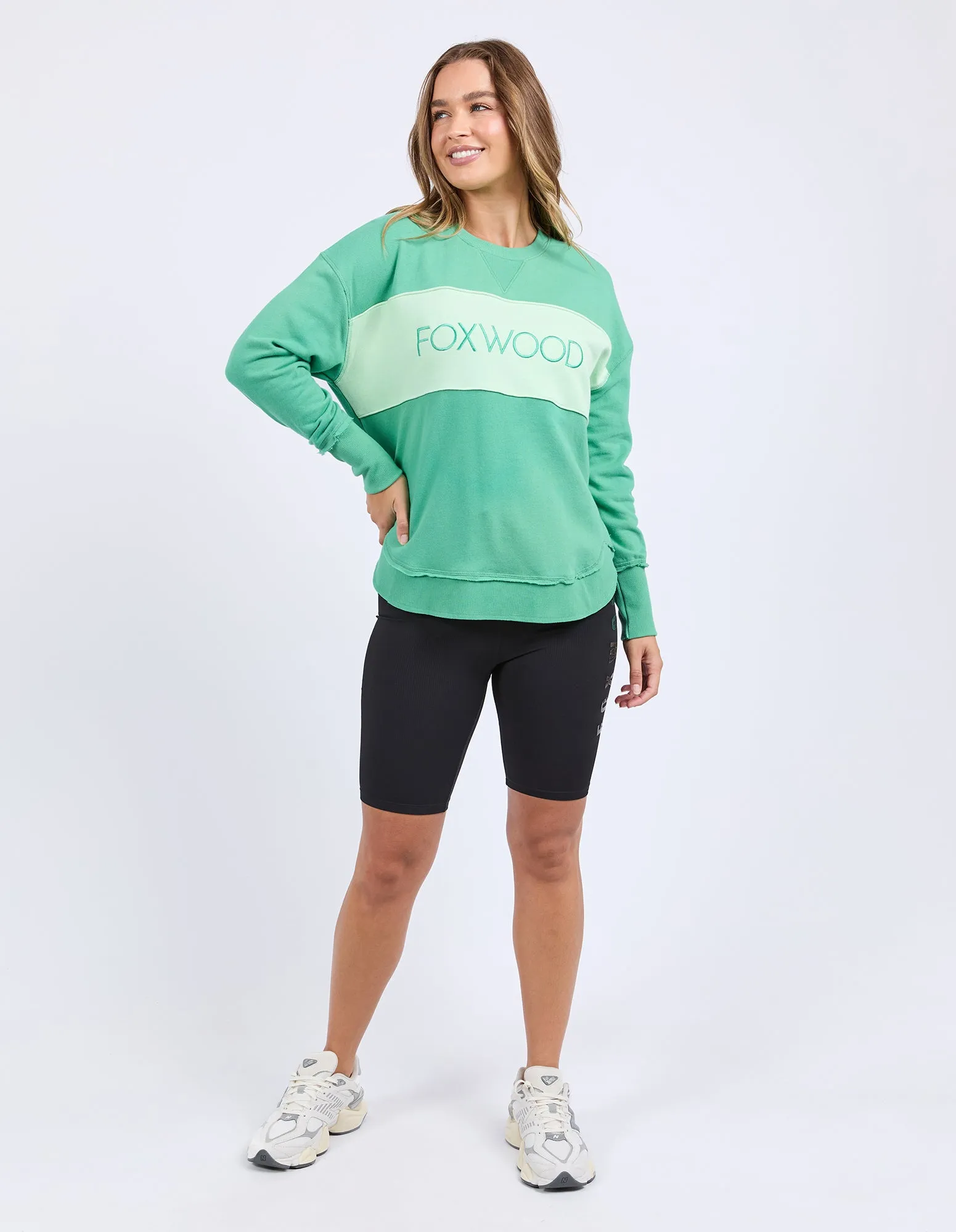 Simplified Tonal Crew Green sold by Foxwood Clothing product image thumbnail 2
