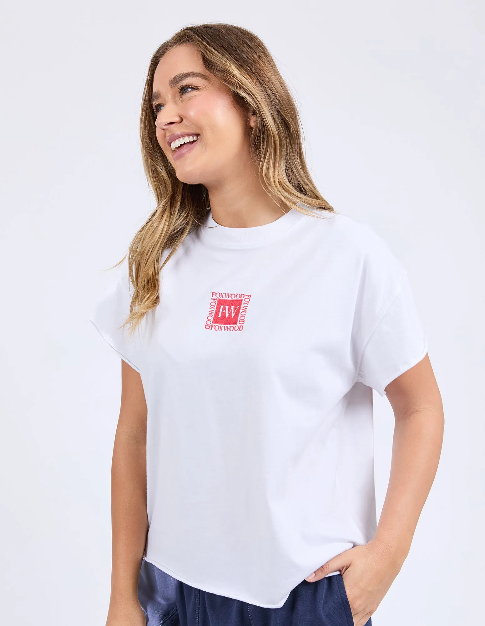 Stamp Tee White sold by Foxwood Clothing product image thumbnail 4