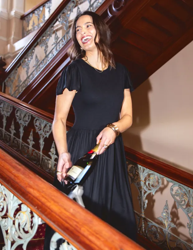 Elle Dress Black sold by Foxwood Clothing