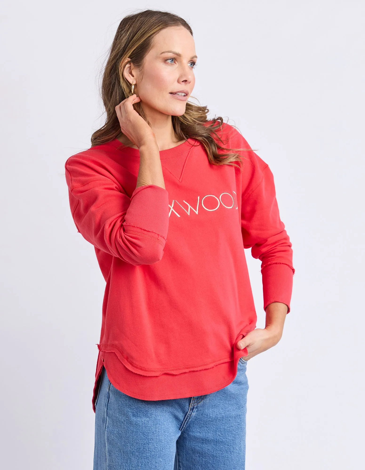 Simplified Metallic Crew Red sold by Foxwood Clothing product image thumbnail 4