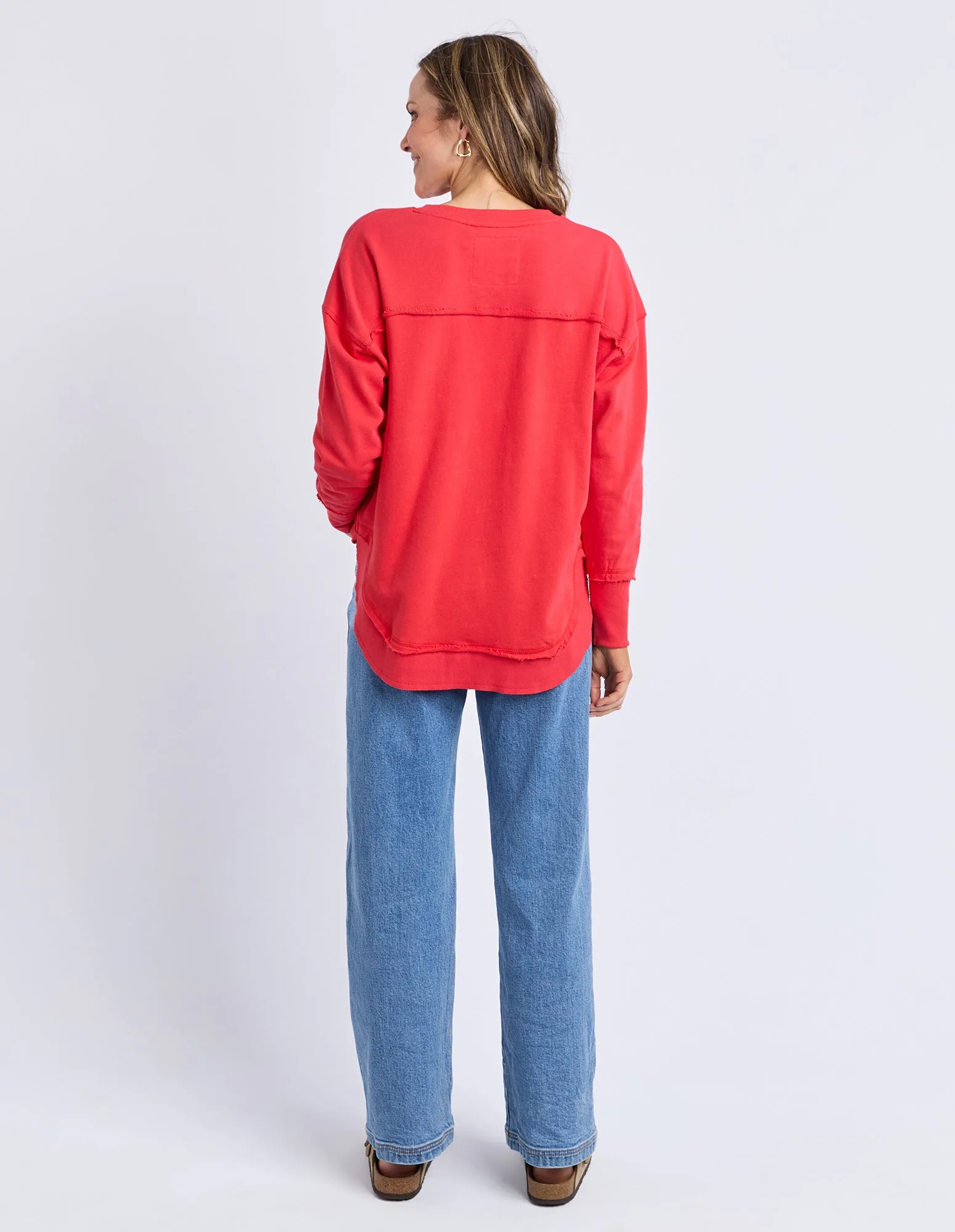 Simplified Metallic Crew Red sold by Foxwood Clothing product image thumbnail 3