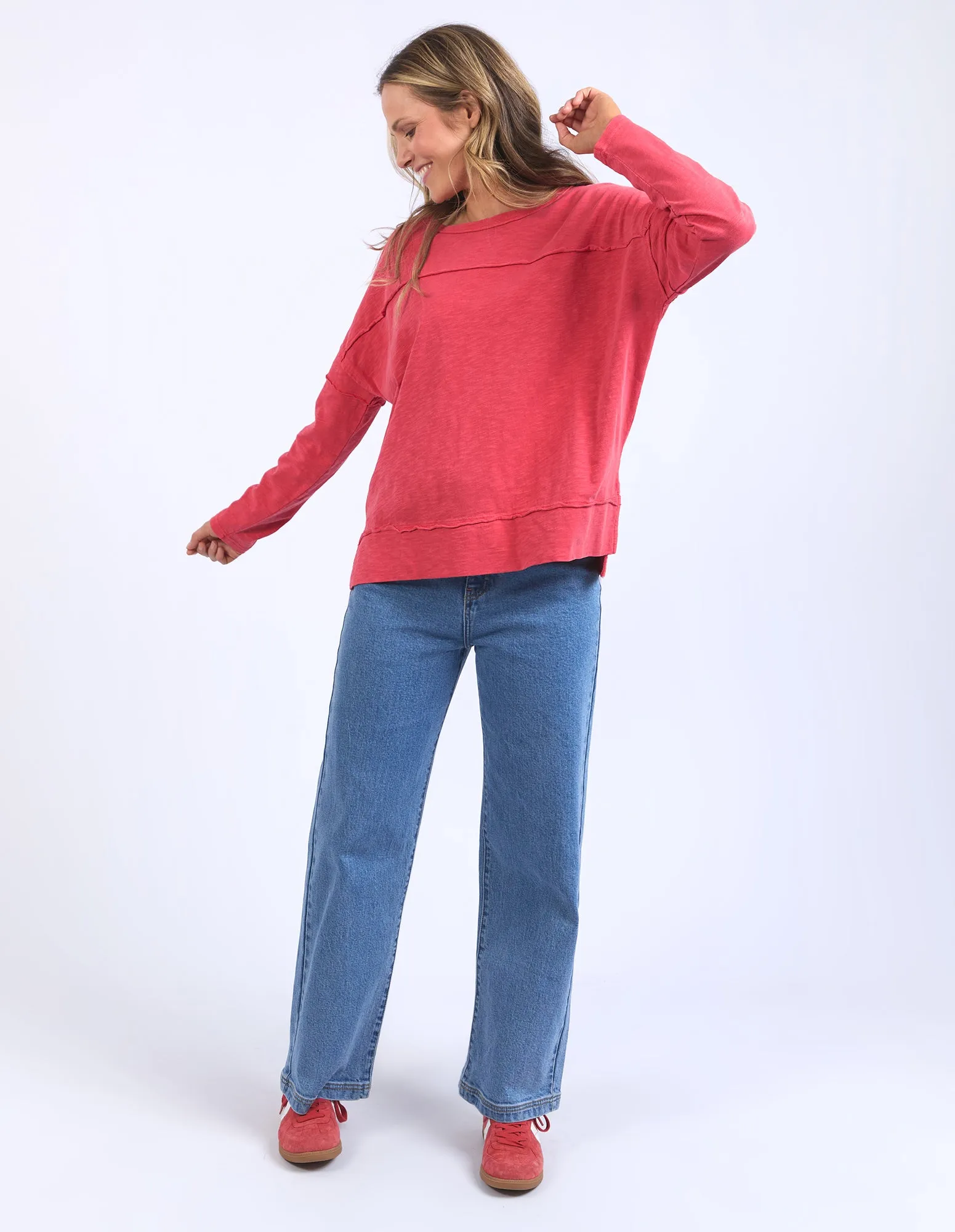 Jayne Throw On Top Cayenne Red sold by Foxwood Clothing product image thumbnail 2