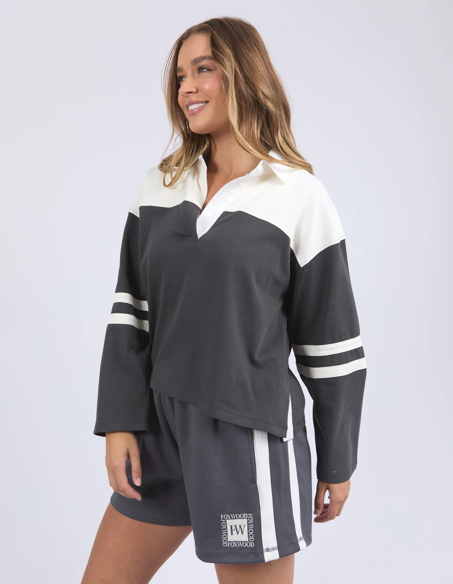 Rugby Jumper Coal sold by Foxwood Clothing product image thumbnail 4