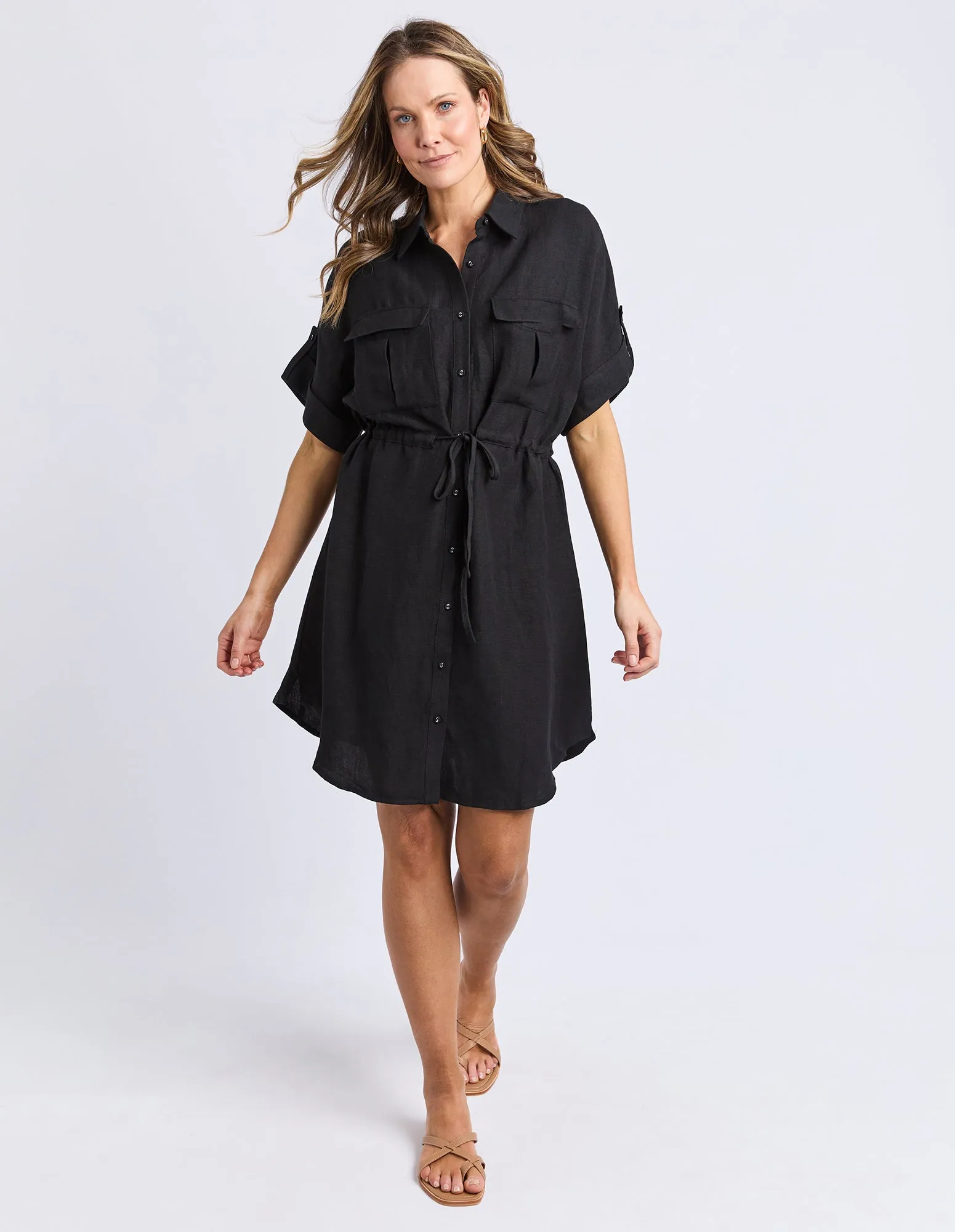 Willow Shirt Dress Black sold by Foxwood Clothing product image thumbnail 2