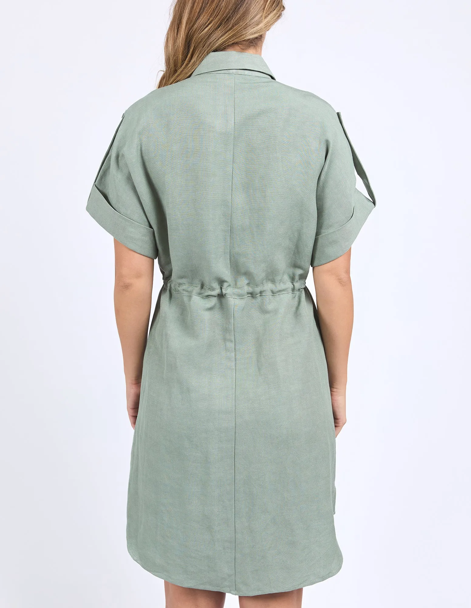 Willow Shirt Dress Iceberg Green sold by Foxwood Clothing product image thumbnail 4