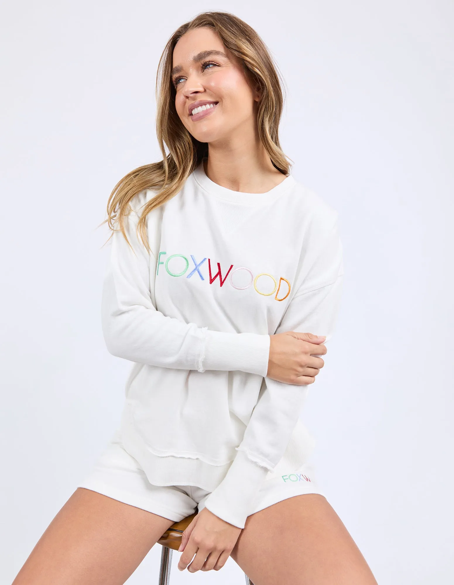 Simplified Confetti Crew Vintage White sold by Foxwood Clothing