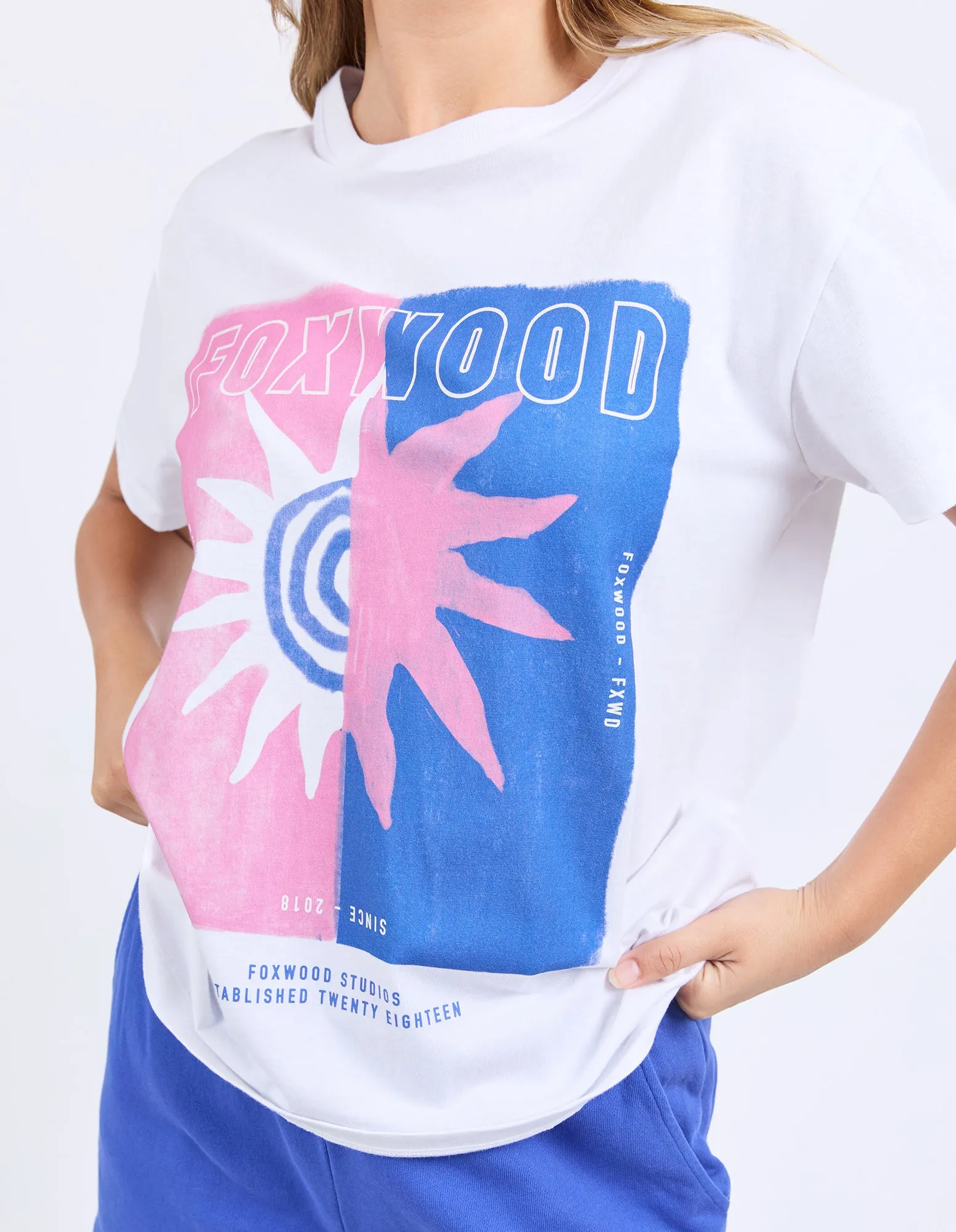 Solar Tee White sold by Foxwood Clothing product image thumbnail 5