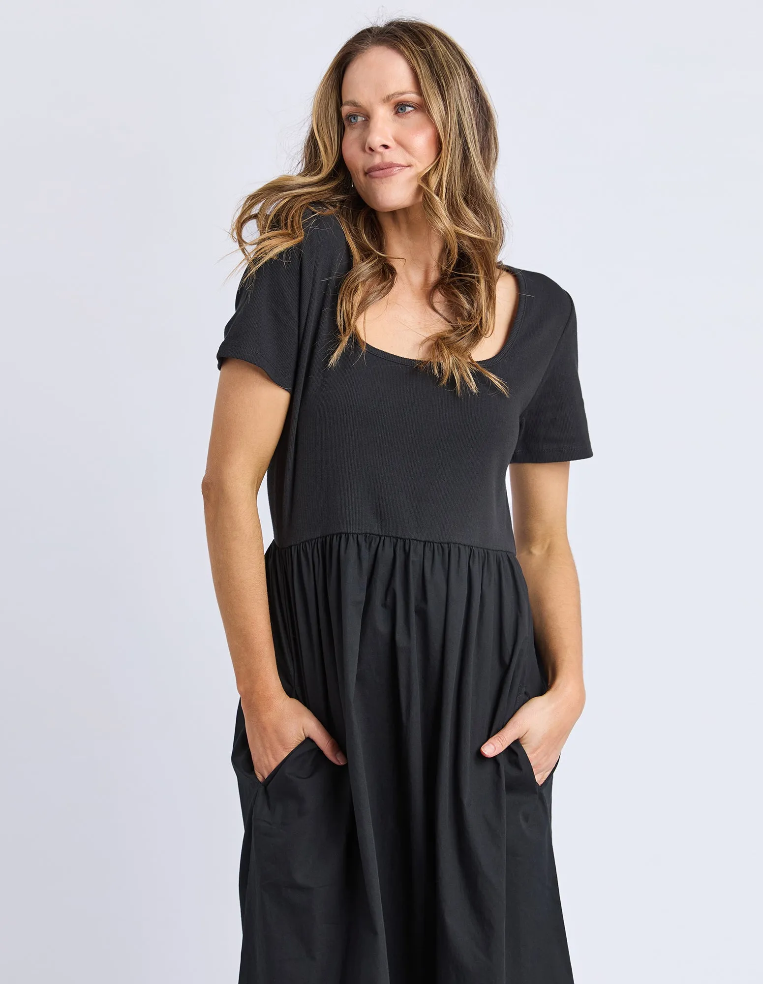 Ella Dress Black sold by Foxwood Clothing