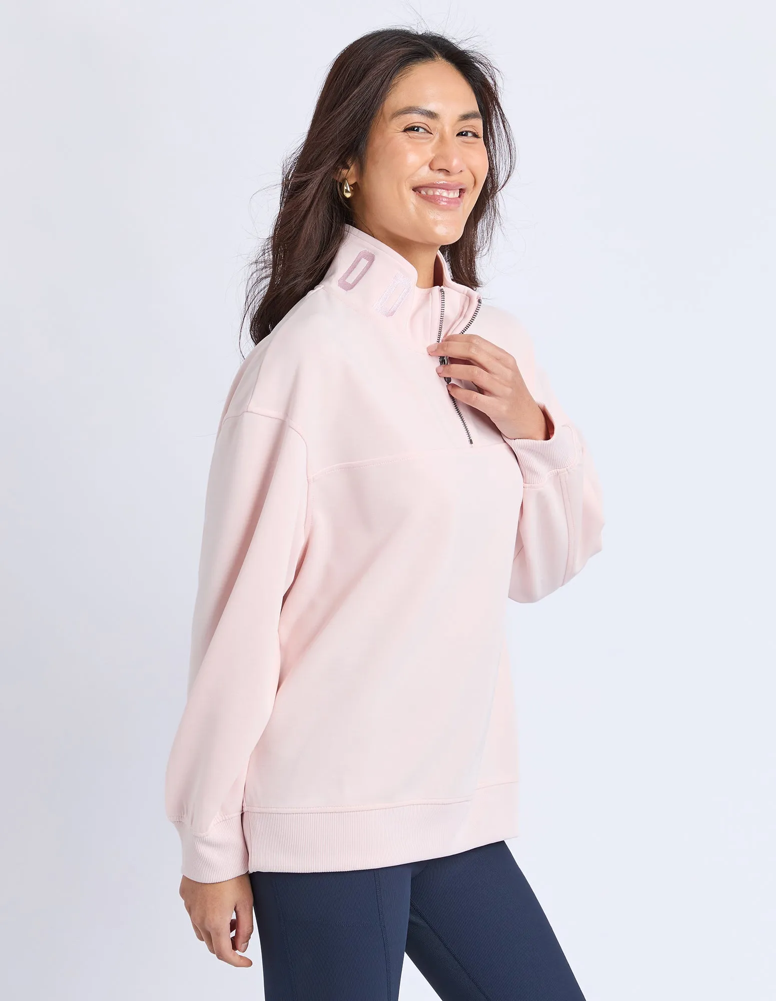 Luxe Zip Crew Blossom sold by Foxwood Clothing product image thumbnail 4