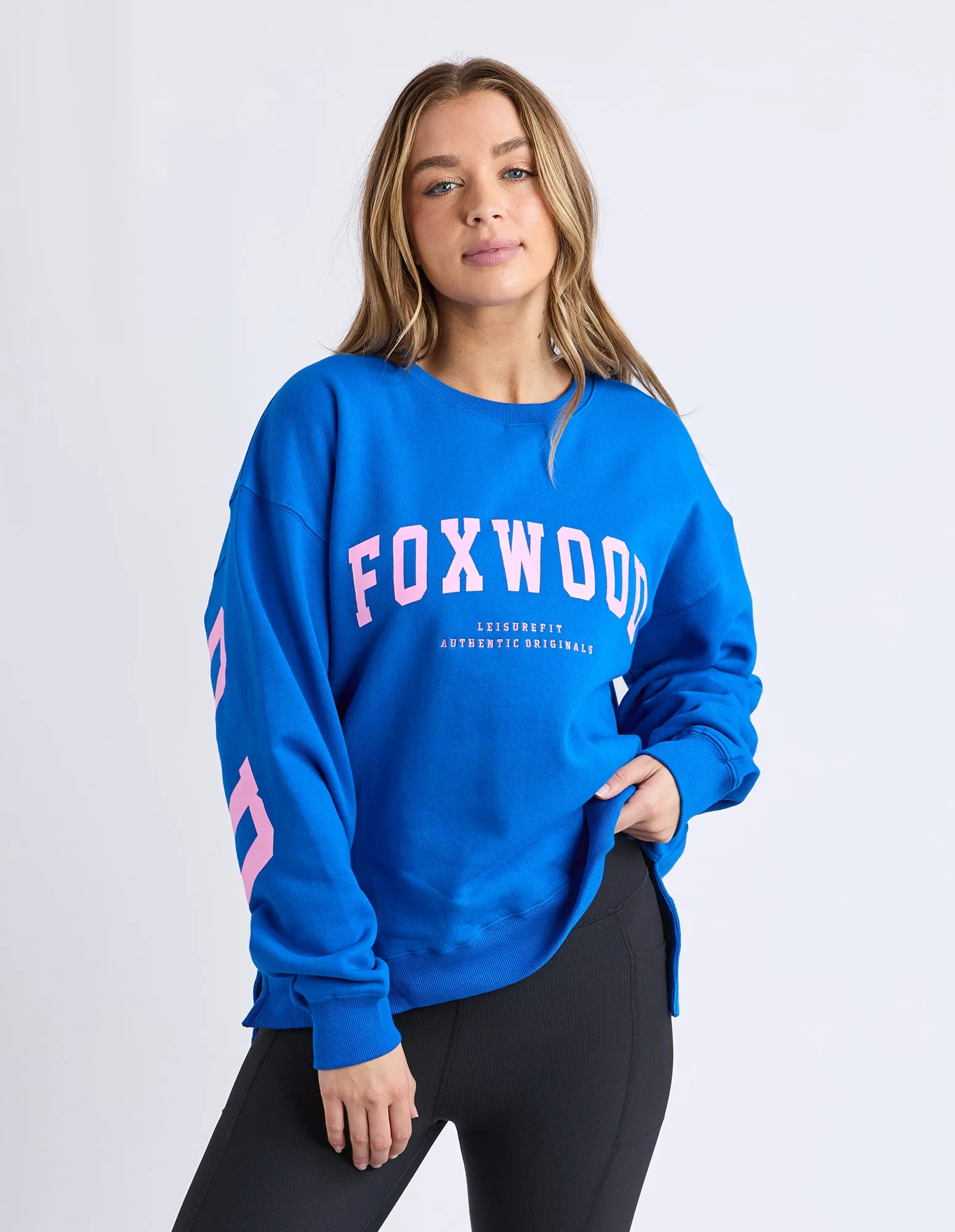 Interval Crew Cobalt & Neon Pink sold by Foxwood Clothing