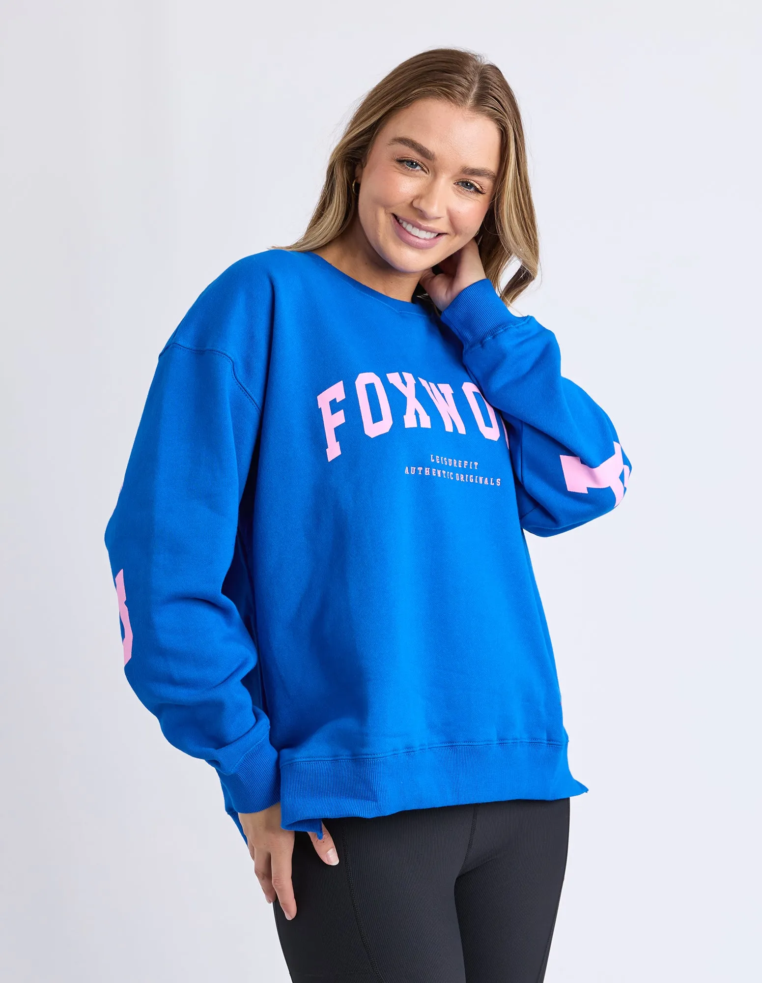 Interval Crew Cobalt & Neon Pink sold by Foxwood Clothing product image thumbnail 4