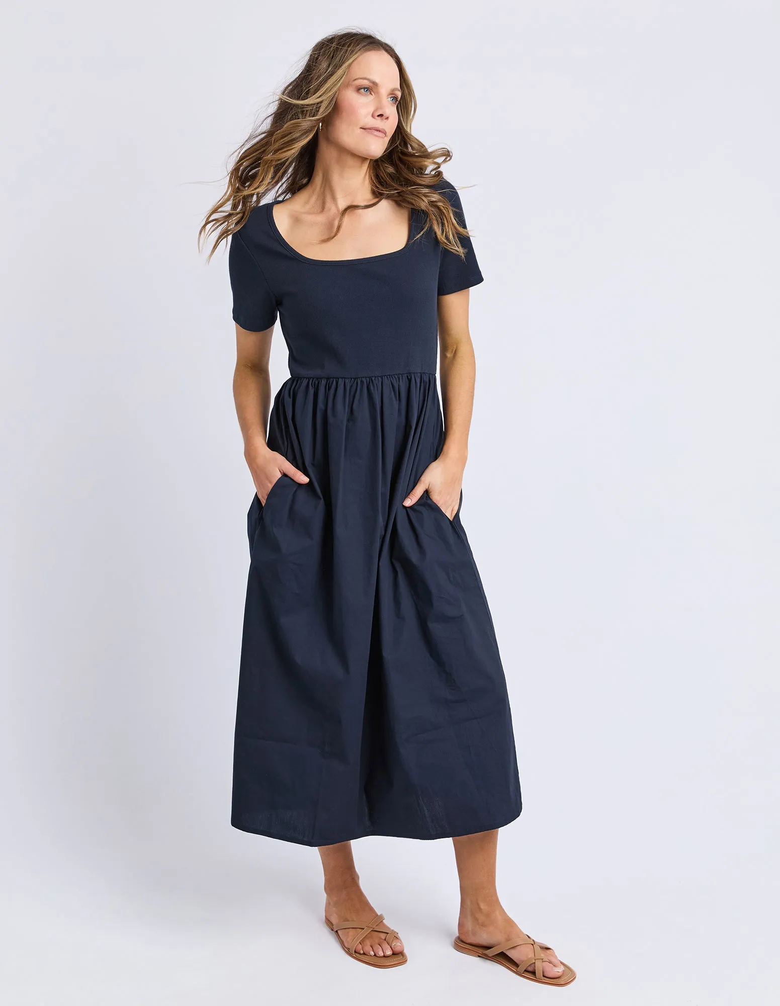 Ella Dress Navy sold by Foxwood Clothing product image thumbnail 2
