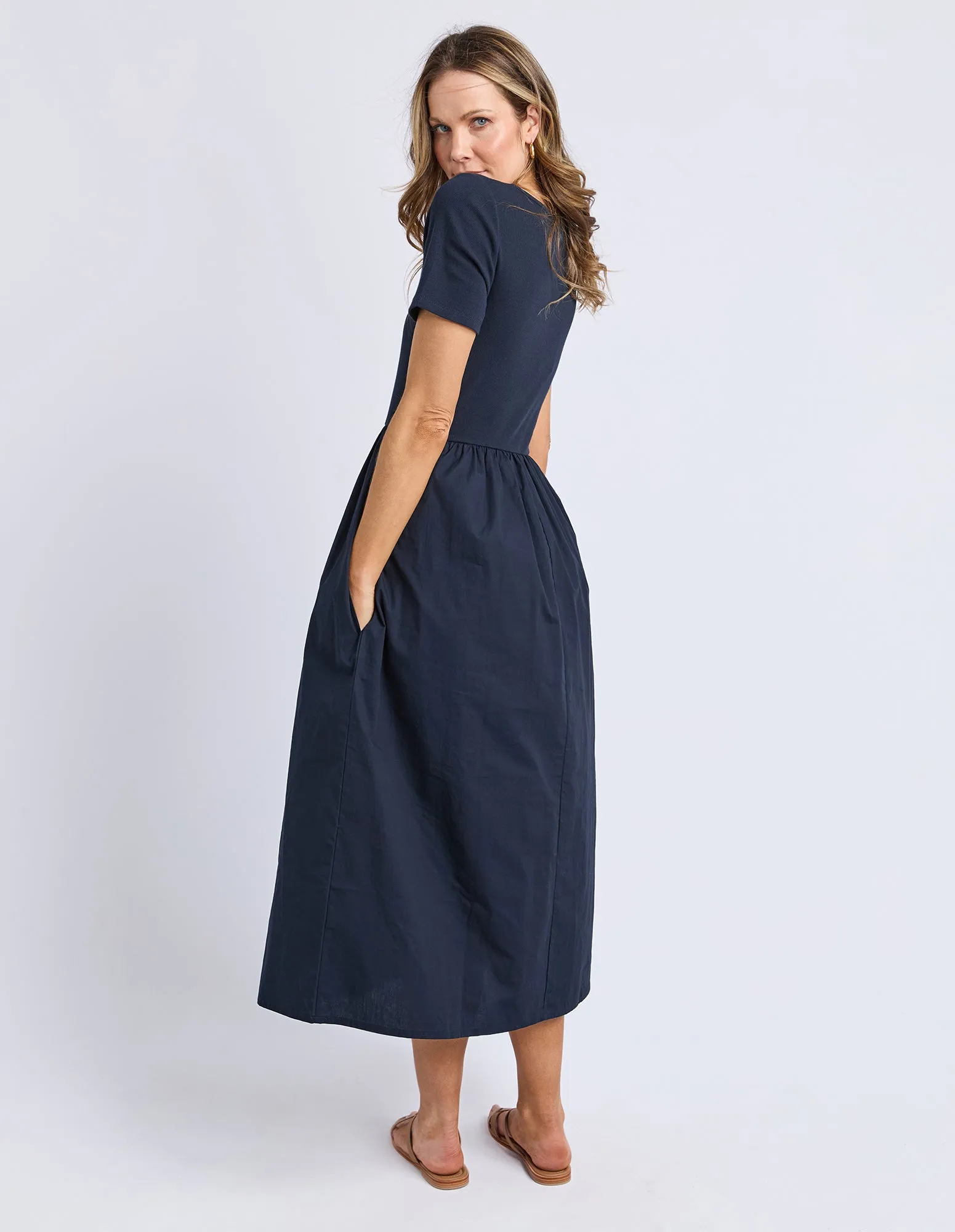 Ella Dress Navy sold by Foxwood Clothing product image thumbnail 3