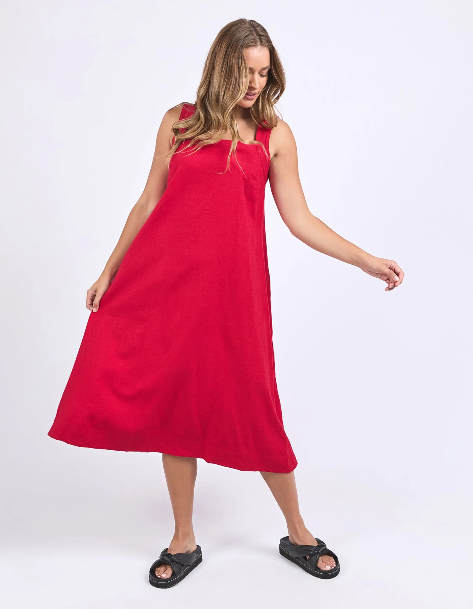Lourdes Dress Crimson sold by Foxwood Clothing product image thumbnail 2