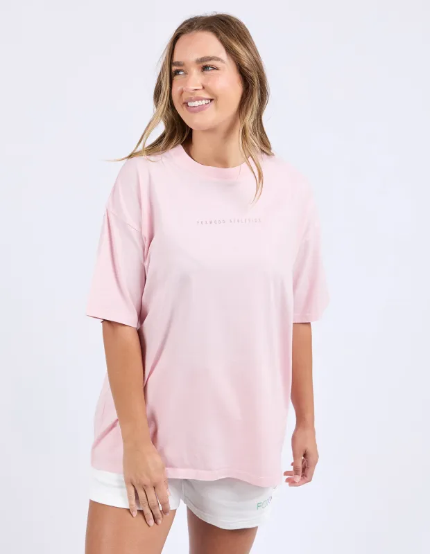 Captain Tee Pale Pink sold by Foxwood Clothing