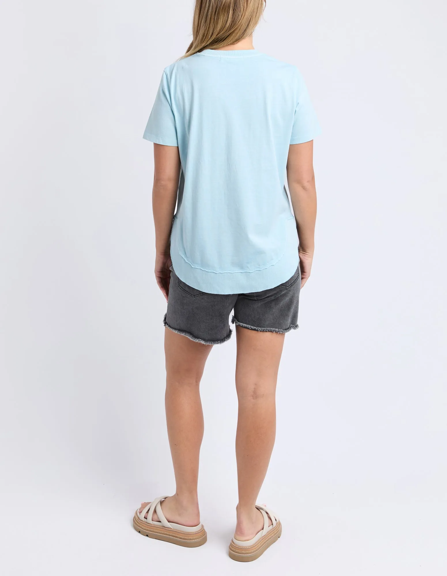 Farrah Tee Crystal Blue sold by Foxwood Clothing product image thumbnail 3