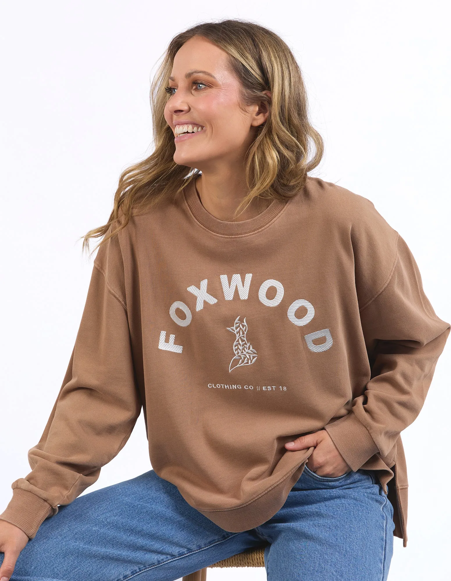 Effortless Crew Toasted Coconut sold by Foxwood Clothing