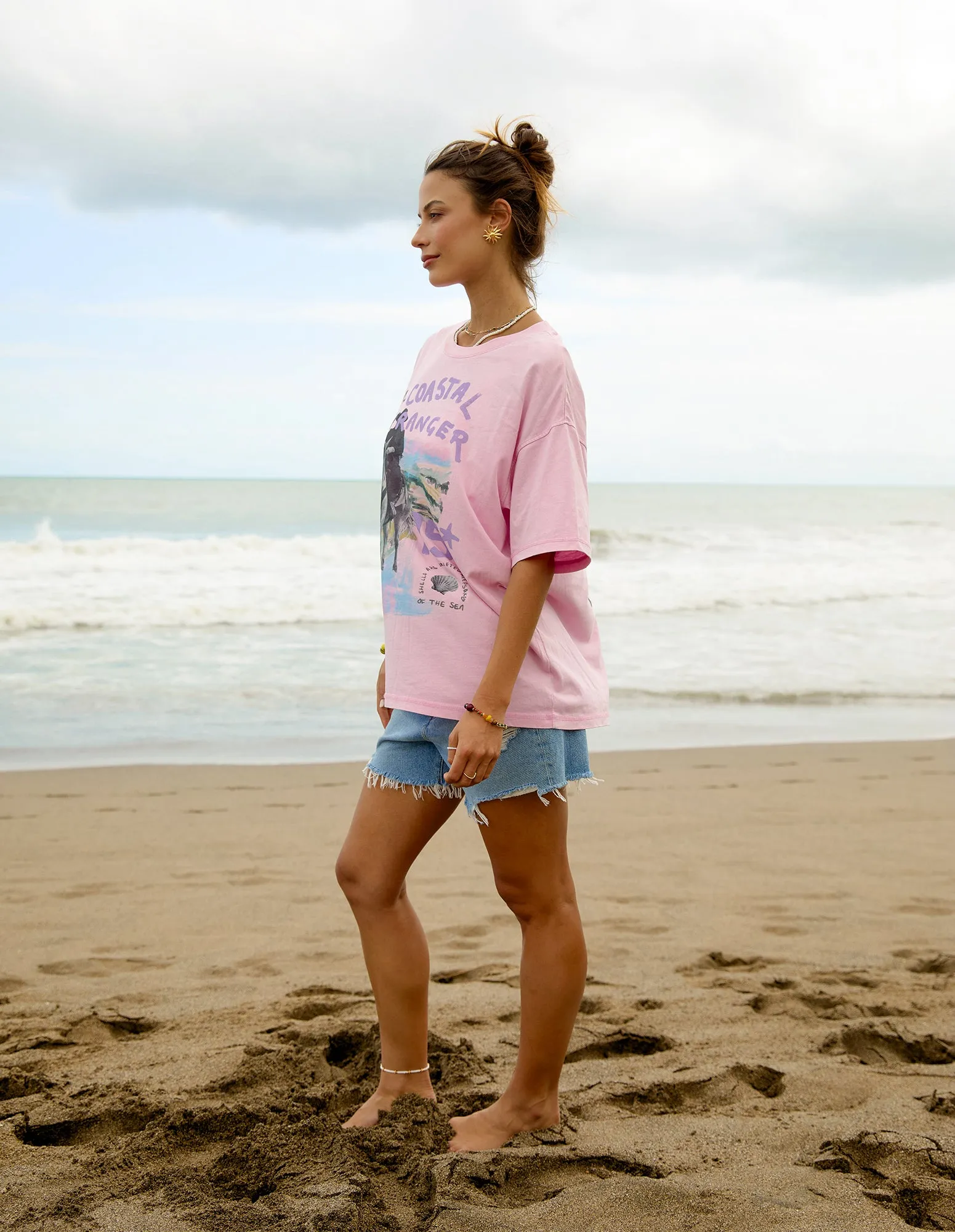 Coastal Ranger Tee Bubblegum Pink sold by Foxwood Clothing product image thumbnail 4