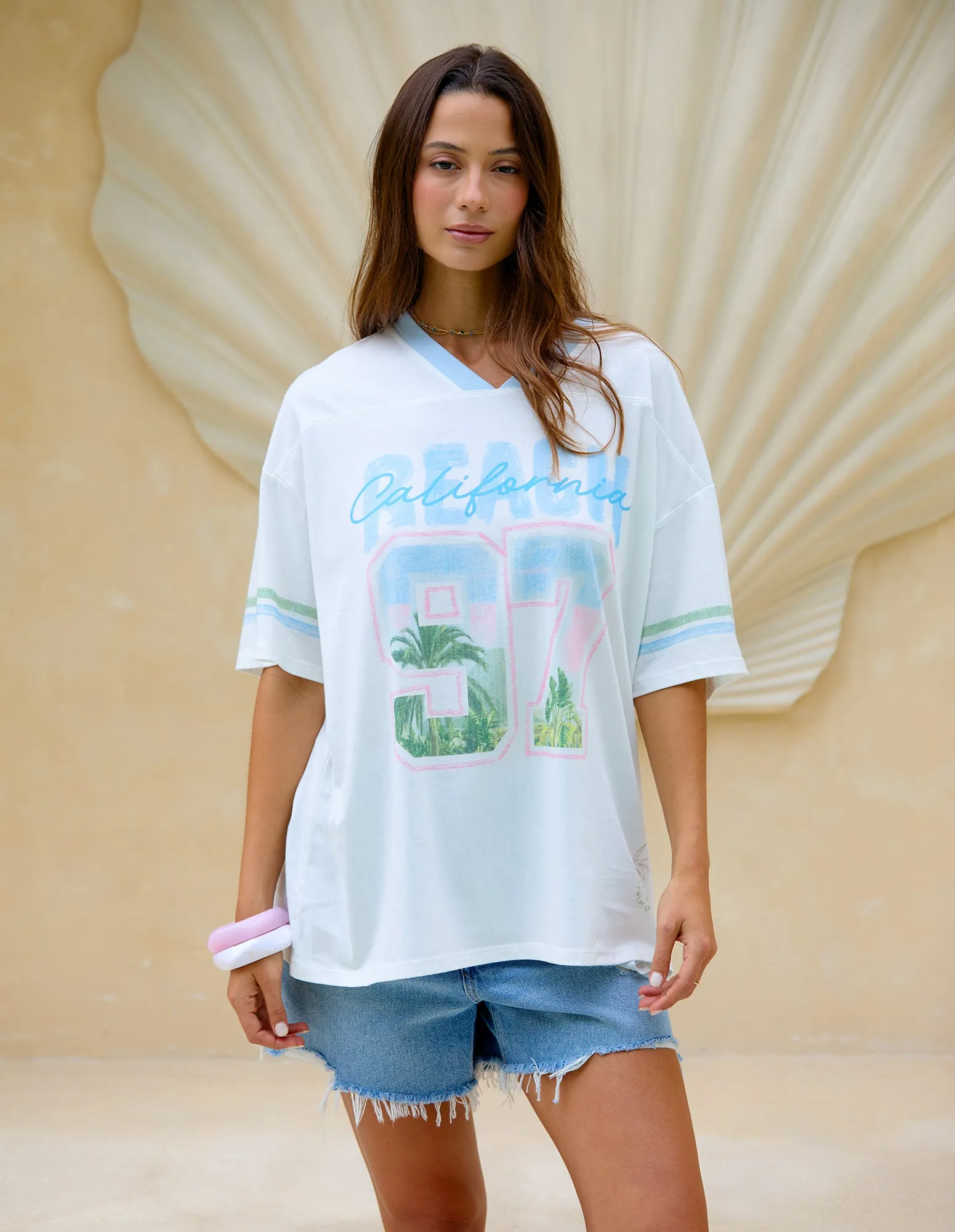 Californ-ia Tee White sold by Foxwood Clothing product image thumbnail 4