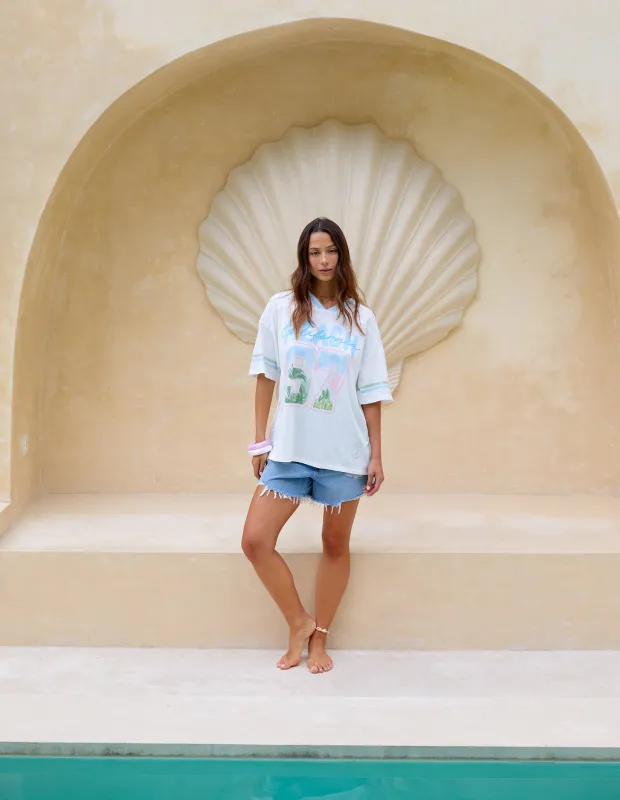 Californ-ia Tee White sold by Foxwood Clothing