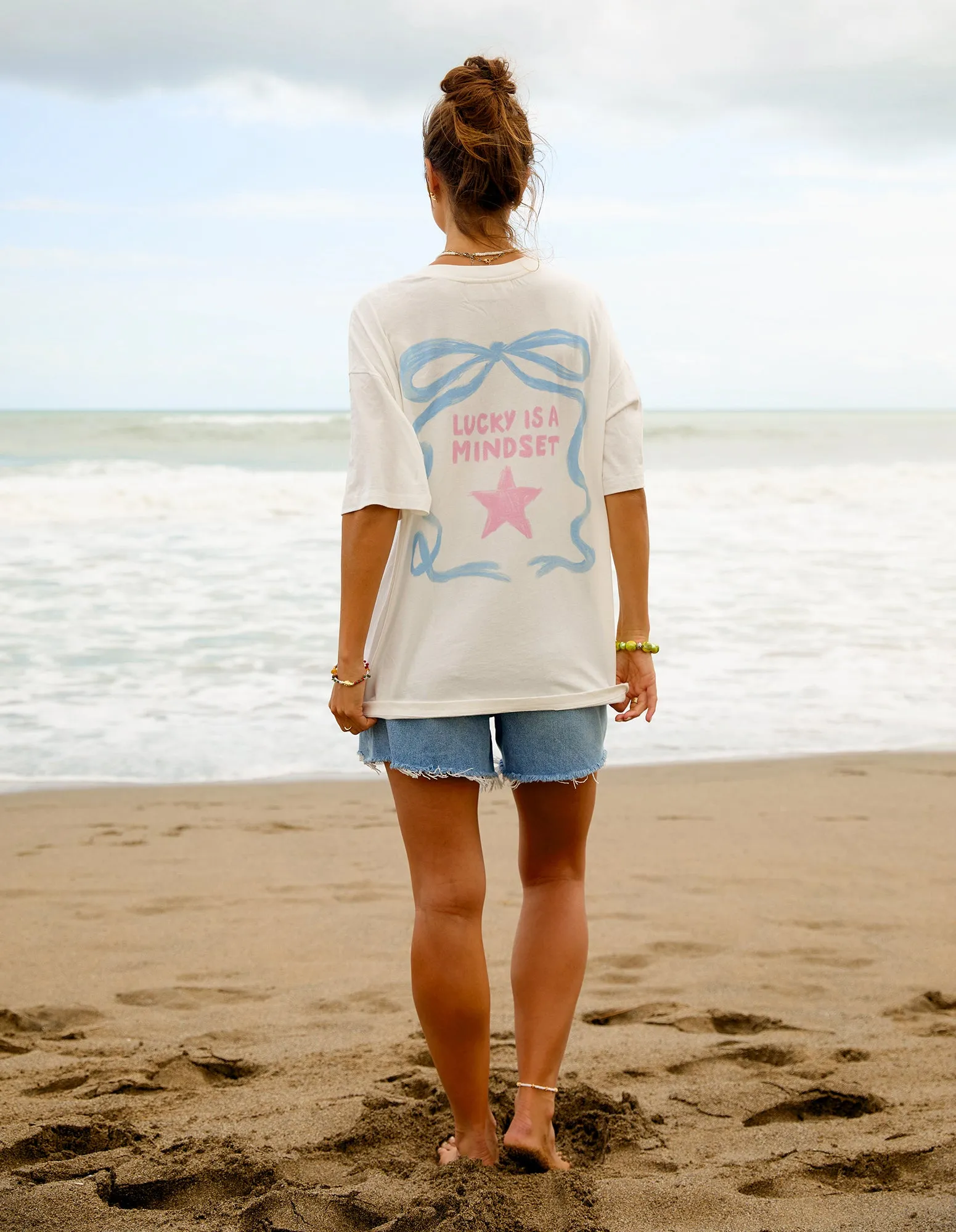 Lucky Star Tee White sold by Foxwood Clothing product image thumbnail 5