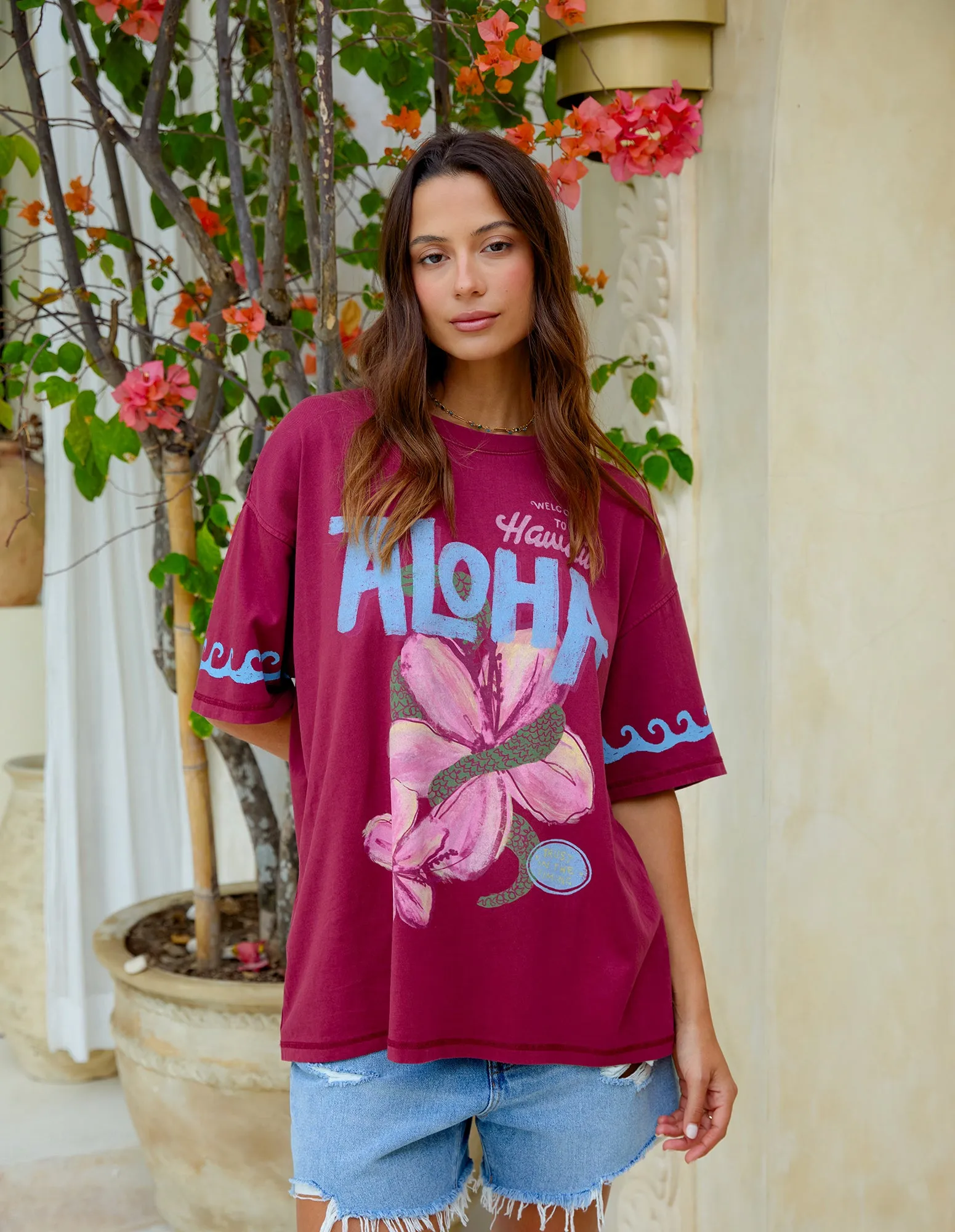 Aloha Hawaii Tee Port sold by Foxwood Clothing product image thumbnail 2