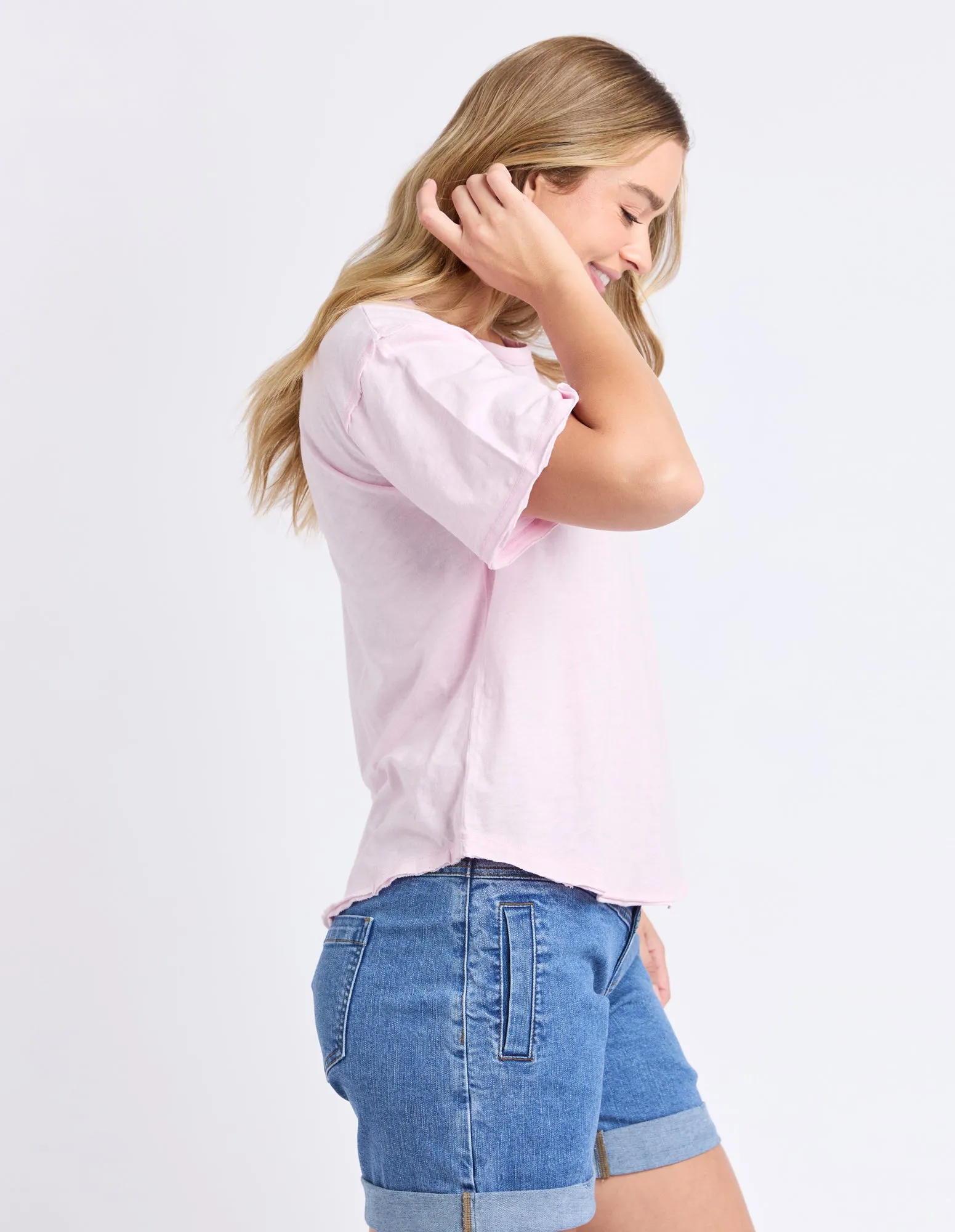 San Diego Tee Pale Pink sold by Foxwood Clothing product image thumbnail 4