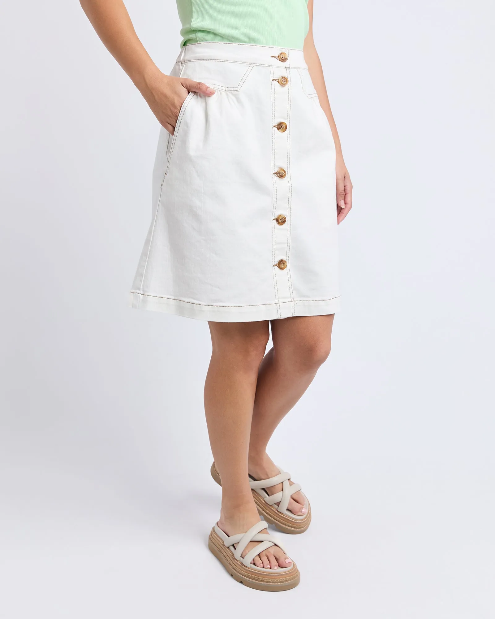 Amanda Skirt White sold by Foxwood Clothing product image thumbnail 4