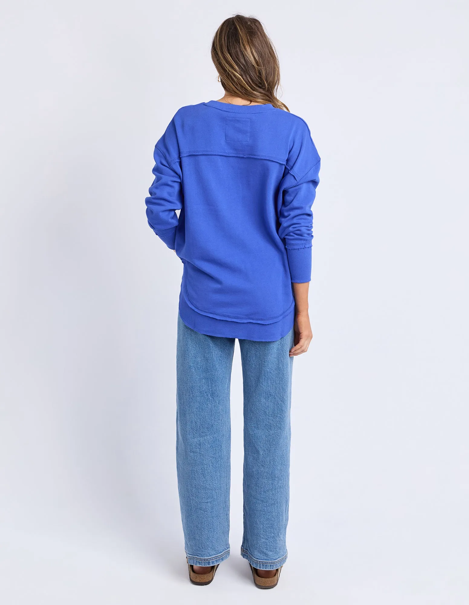 Simplified Metallic Crew Blue sold by Foxwood Clothing product image thumbnail 3