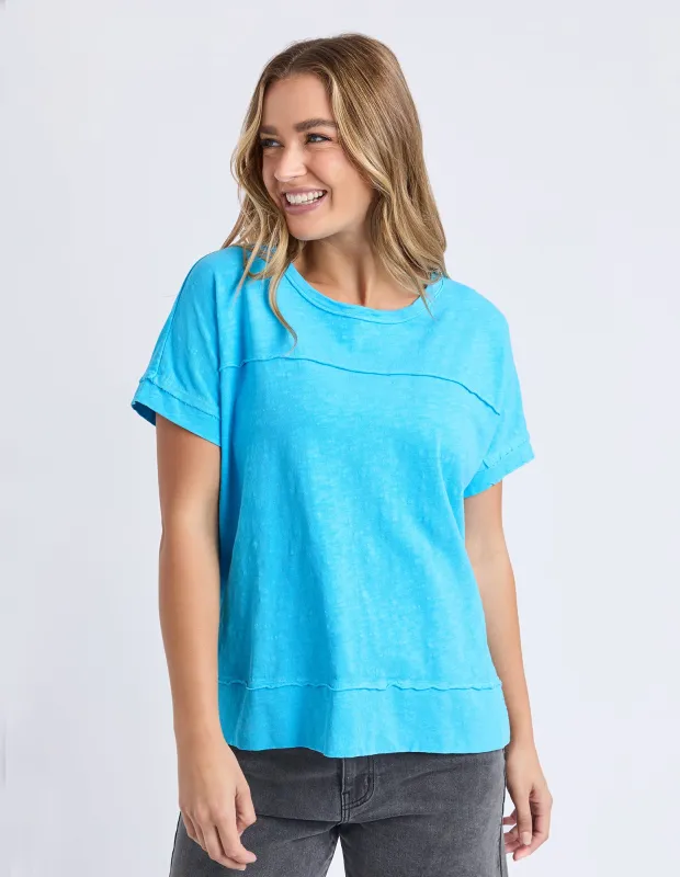 Allison Tee Azure Blue sold by Foxwood Clothing