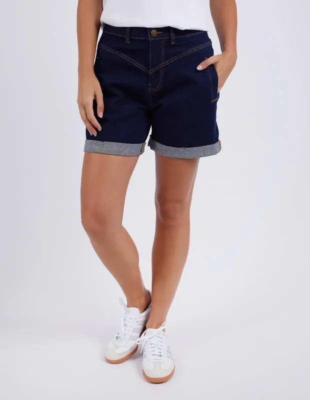 Devi Short Indigo Denim sold by Foxwood Clothing