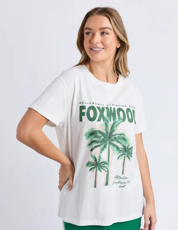 Malibu Tee Vintage White sold by Foxwood Clothing