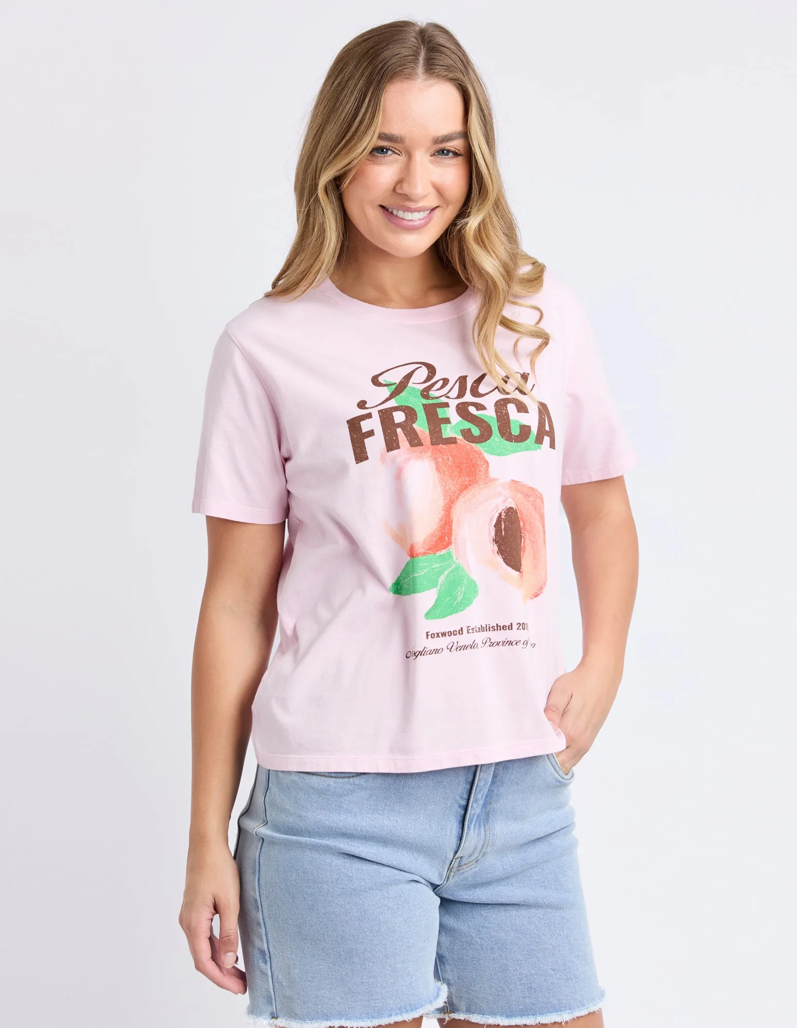 Fresca Tee Pale Pink sold by Foxwood Clothing product image thumbnail 4