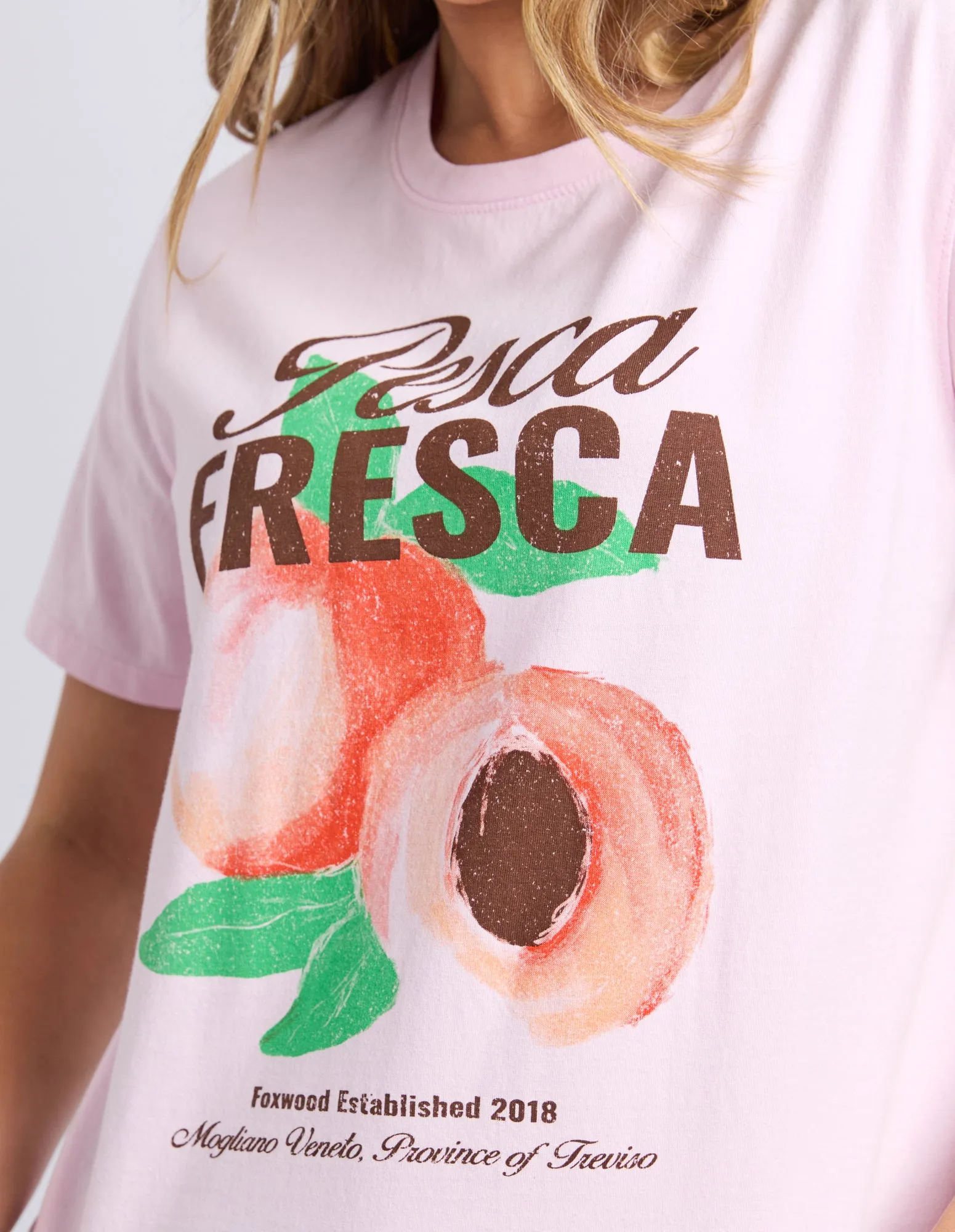 Fresca Tee Pale Pink sold by Foxwood Clothing product image thumbnail 5