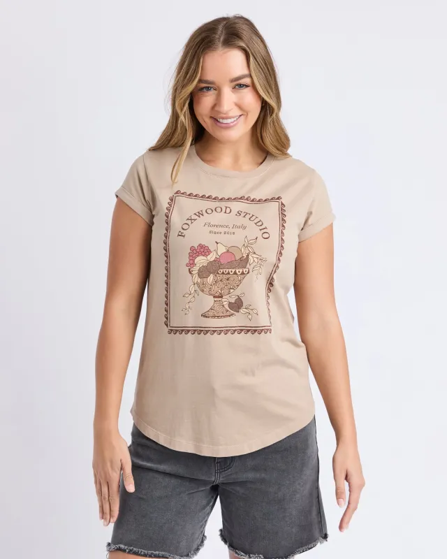 Florence Tee Oat made by Foxwood Clothing