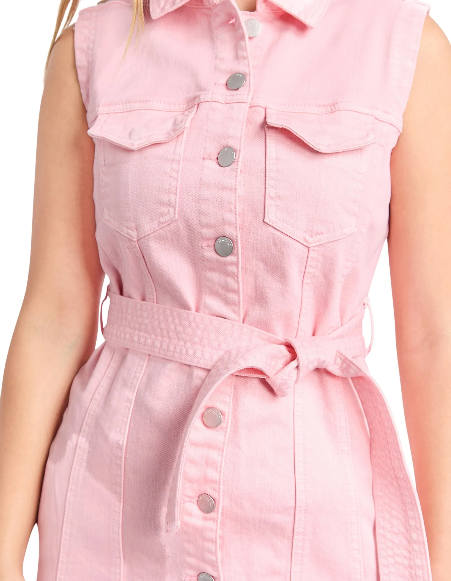 Sleeveless Talbert Dress Pale Pink sold by Foxwood Clothing product image thumbnail 5