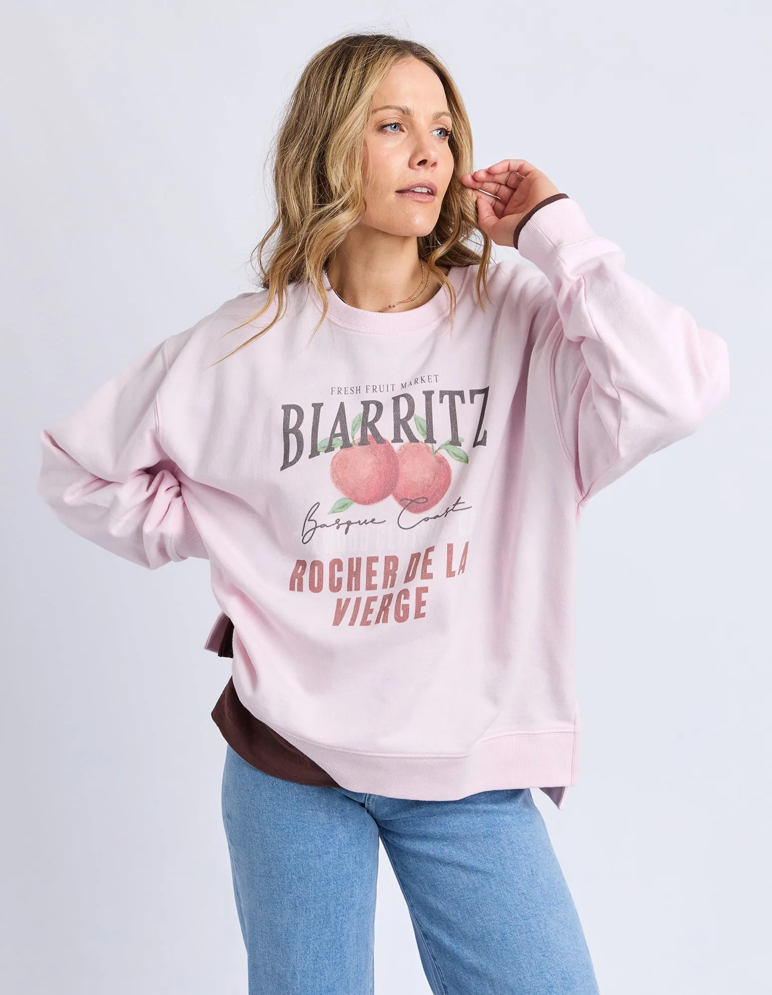 Biarritz Crew Pale Pink sold by Foxwood Clothing product image thumbnail 4