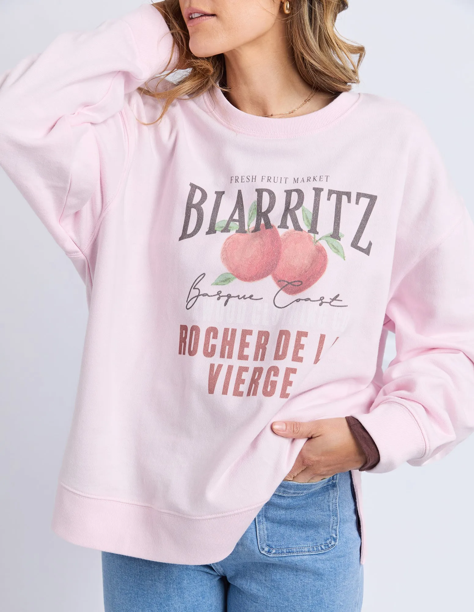 Biarritz Crew Pale Pink sold by Foxwood Clothing product image thumbnail 5