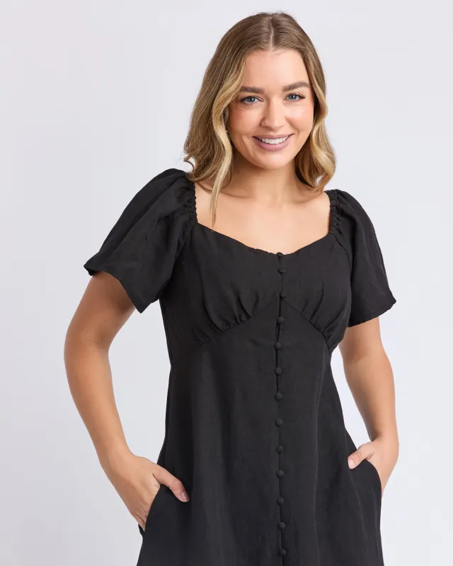 Juni Dress Black sold by Foxwood Clothing