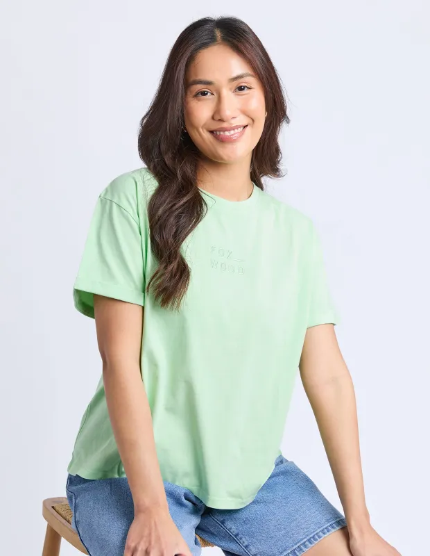 Huntleigh Oversized Tee Mint sold by Foxwood Clothing