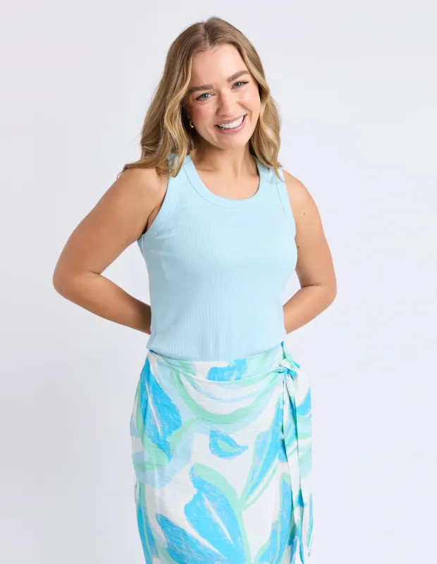 Iris Tank Crystal Blue sold by Foxwood Clothing
