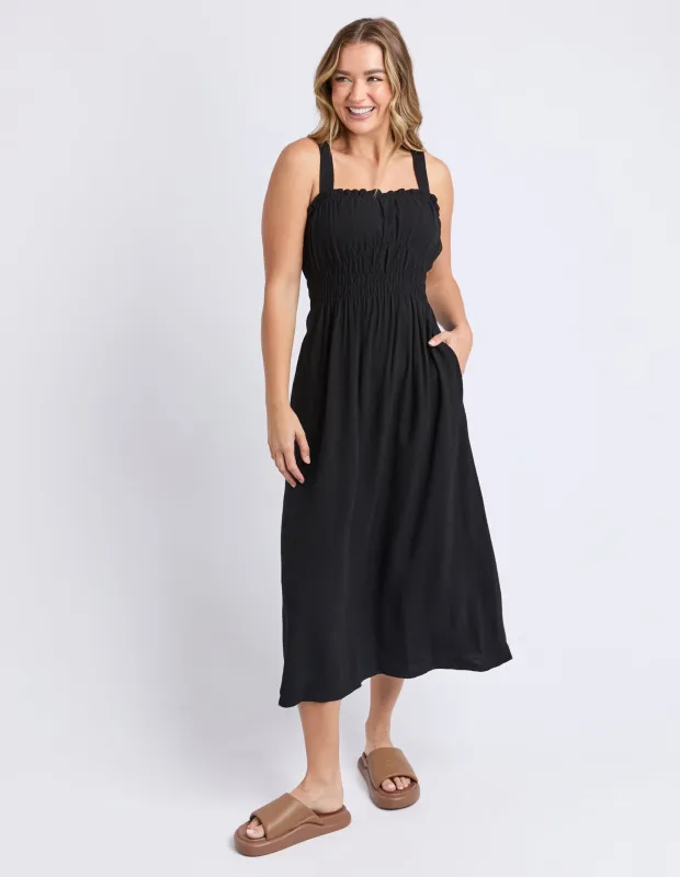 Dandelion Dress Black sold by Foxwood Clothing