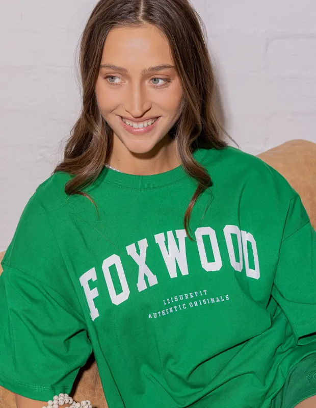 Interval Tee Green made by Foxwood Clothing