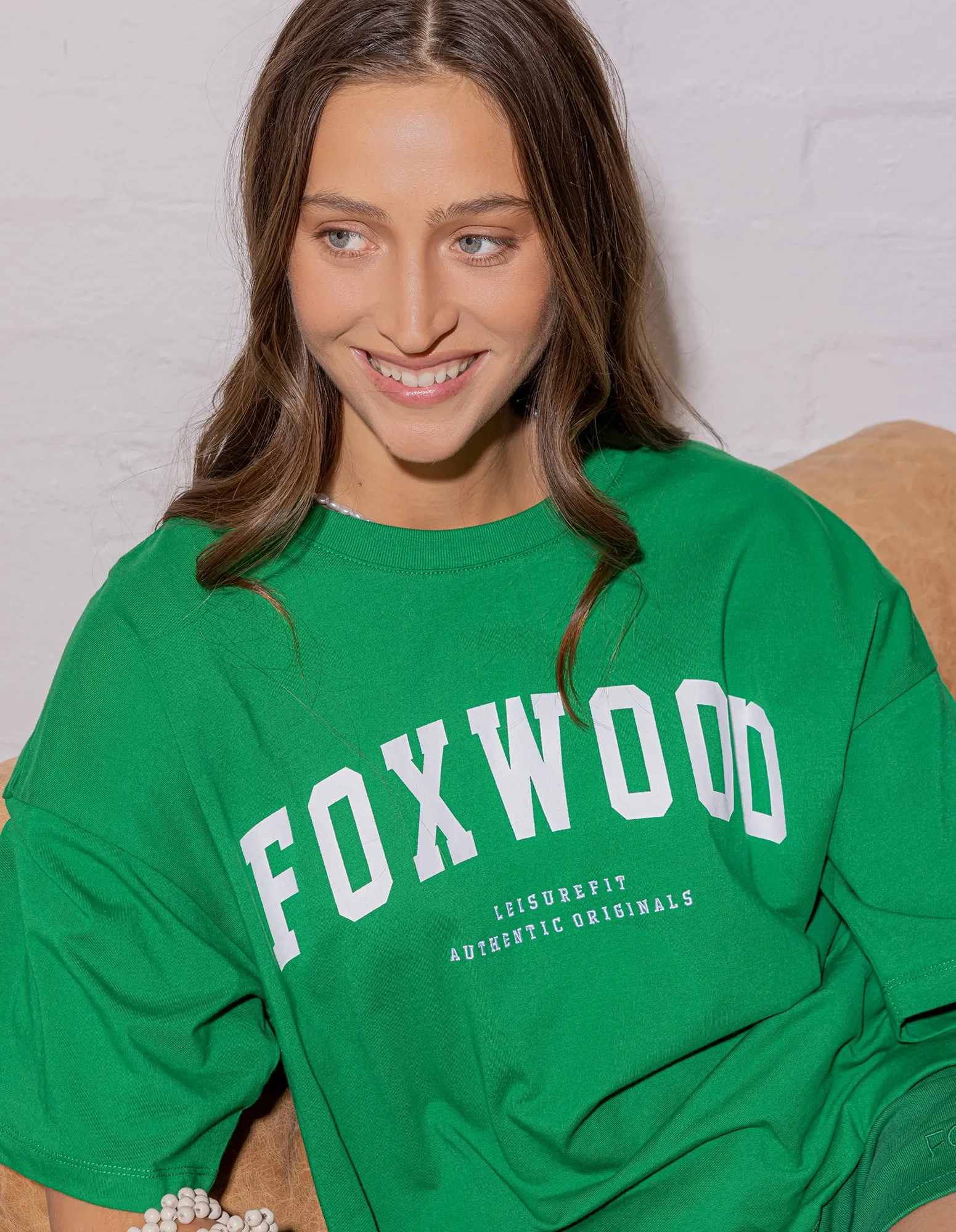 Interval Tee Green sold by Foxwood Clothing