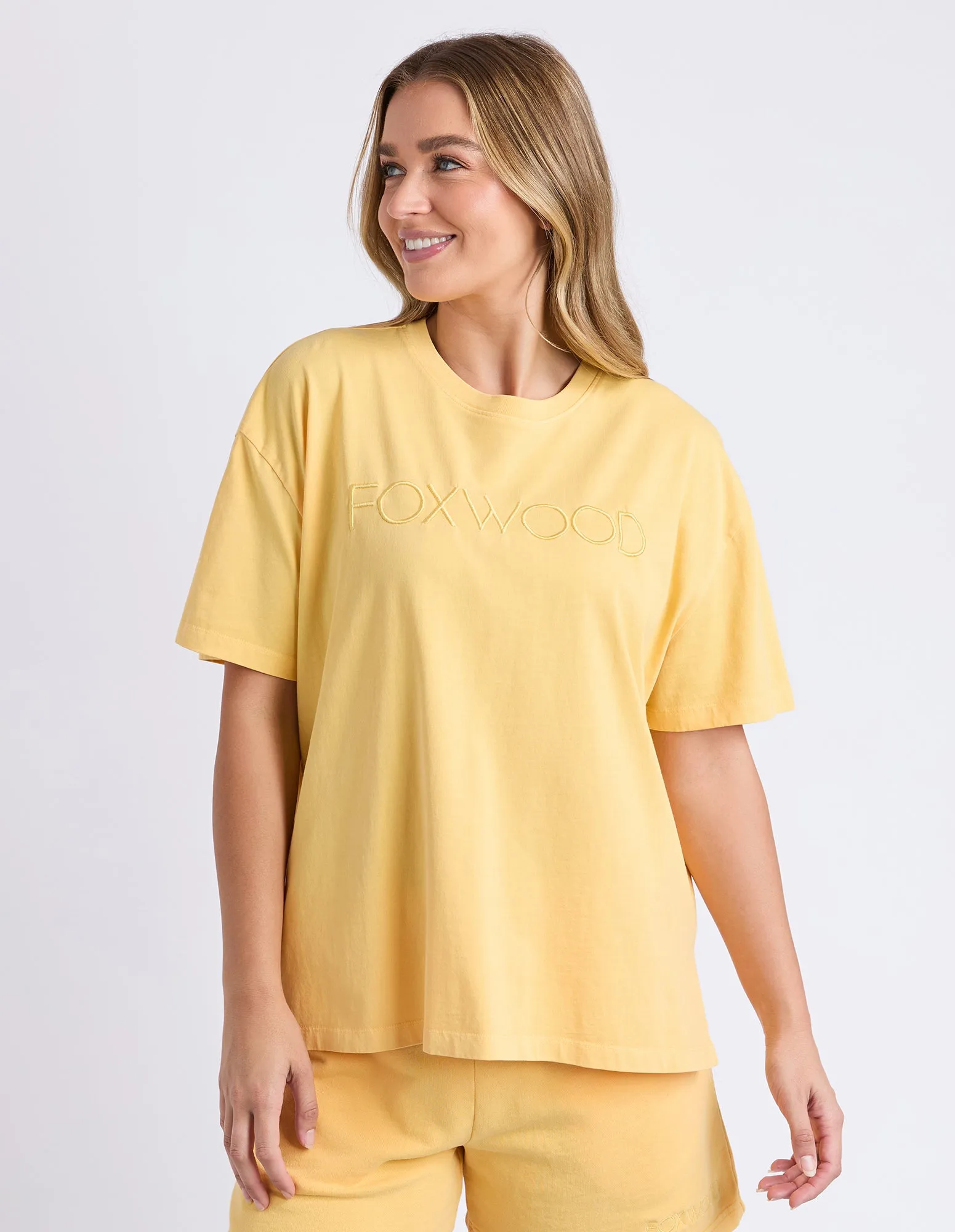 Simplified Tee Yellow sold by Foxwood Clothing