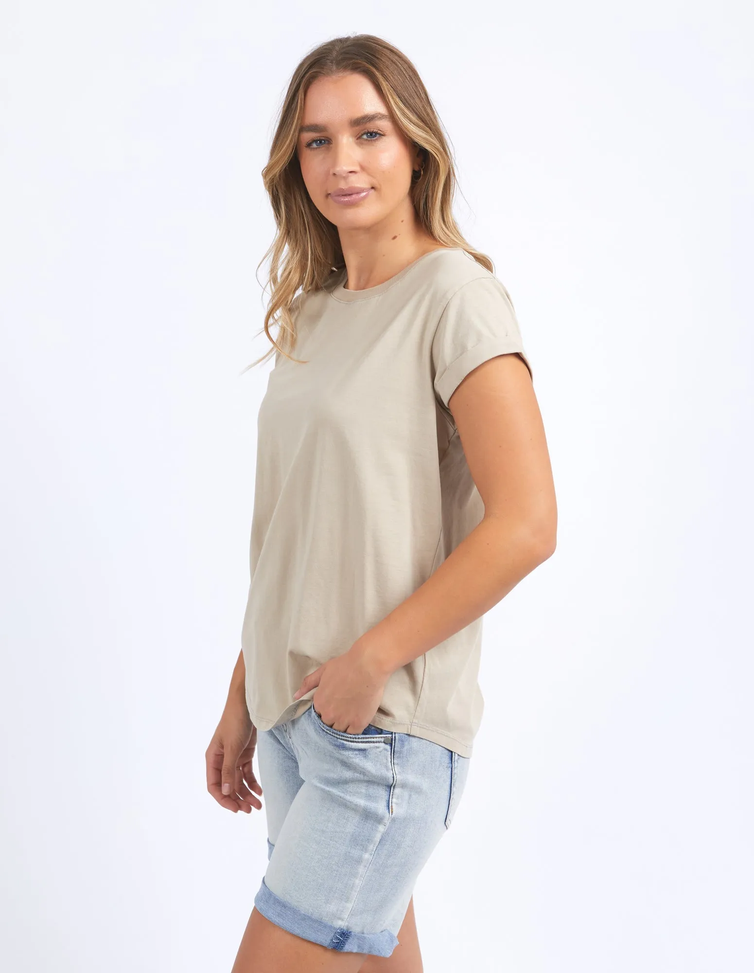 Manly Tee Oatmeal sold by Foxwood Clothing product image thumbnail 4