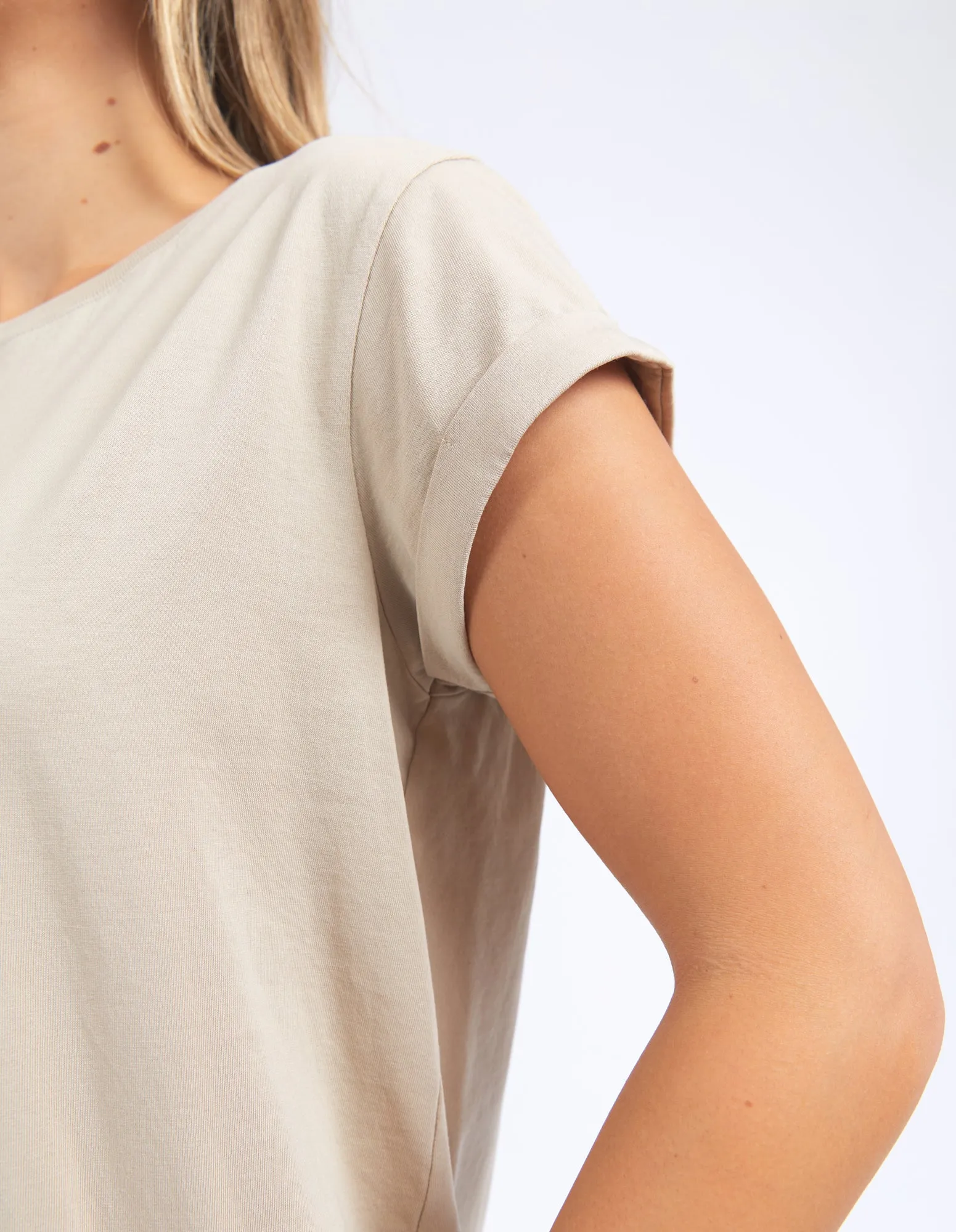 Manly Tee Oatmeal sold by Foxwood Clothing product image thumbnail 5