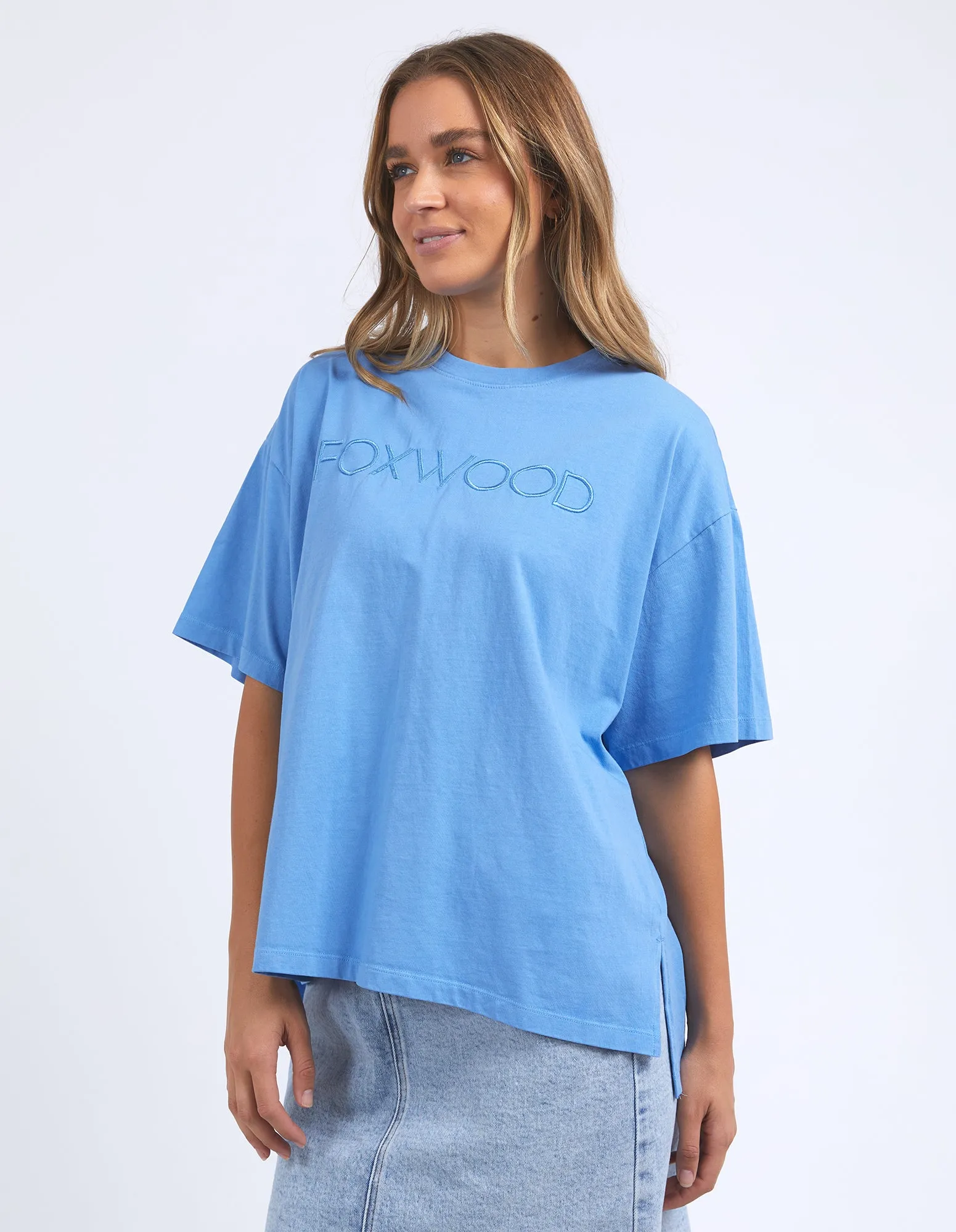Simplified Tee Blue sold by Foxwood Clothing product image thumbnail 4