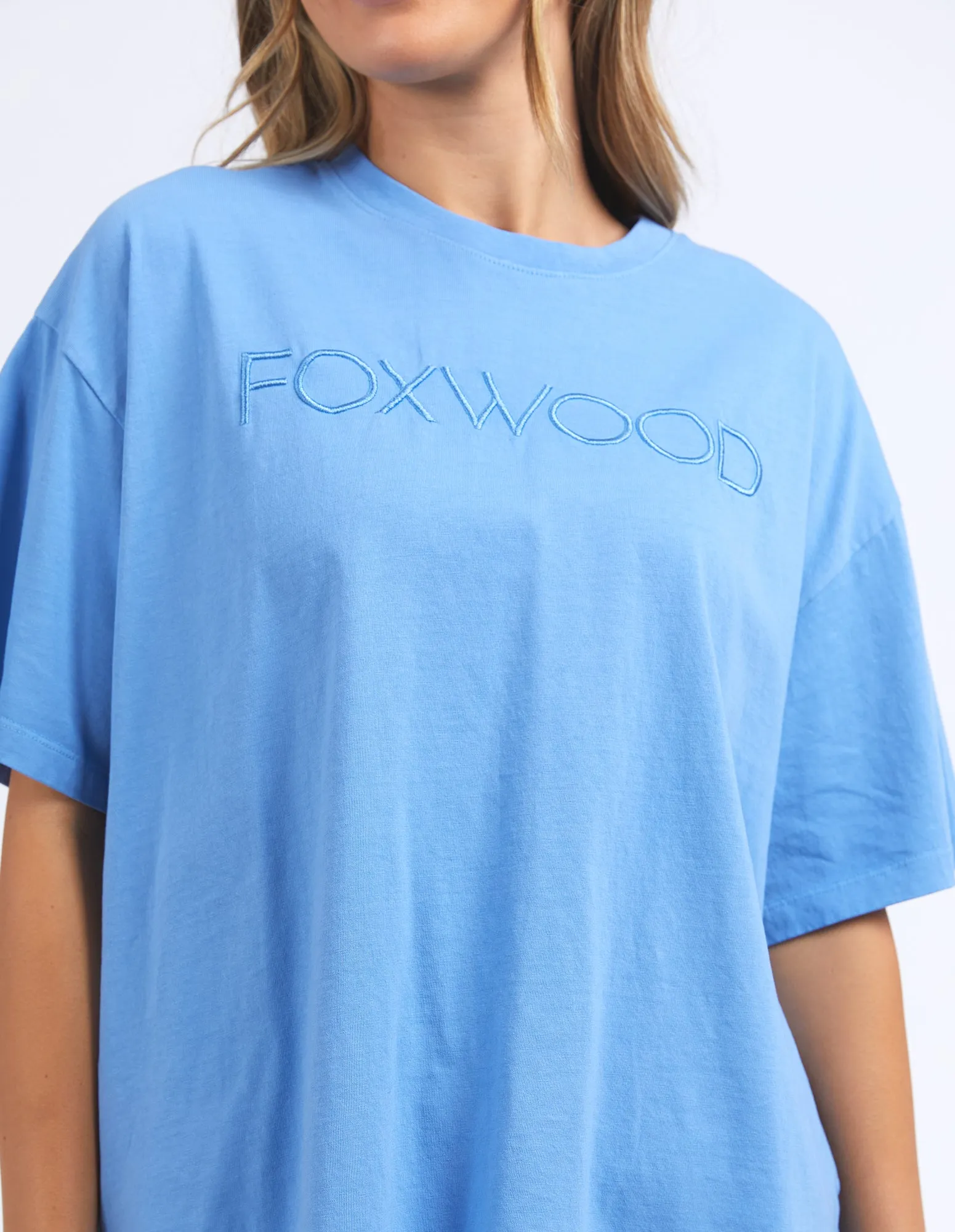 Simplified Tee Blue sold by Foxwood Clothing product image thumbnail 5